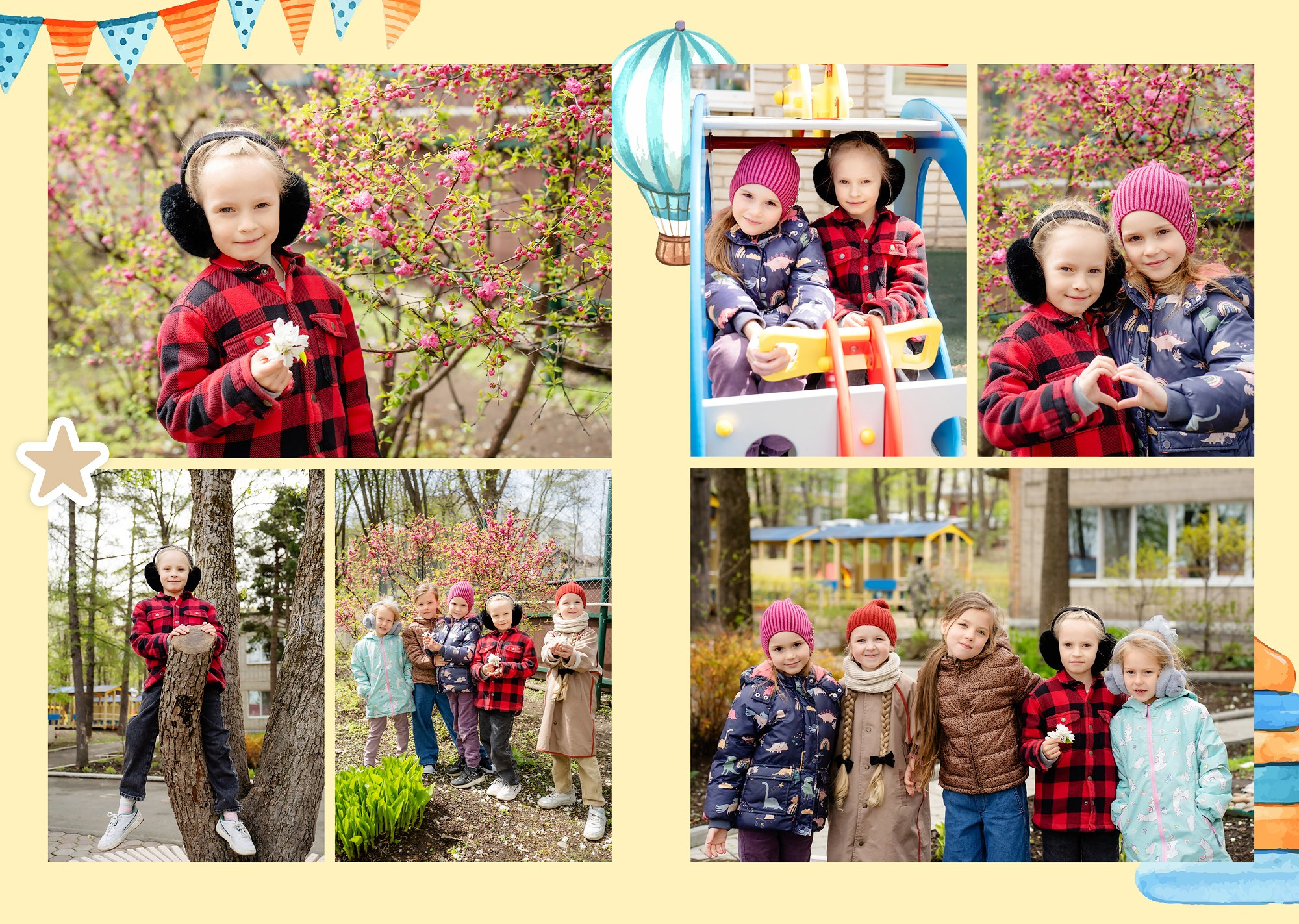 Дизайн альбомов Детский сад 2. Детский и Школьный фотограф во Владивостоке. Выпускные альбомы