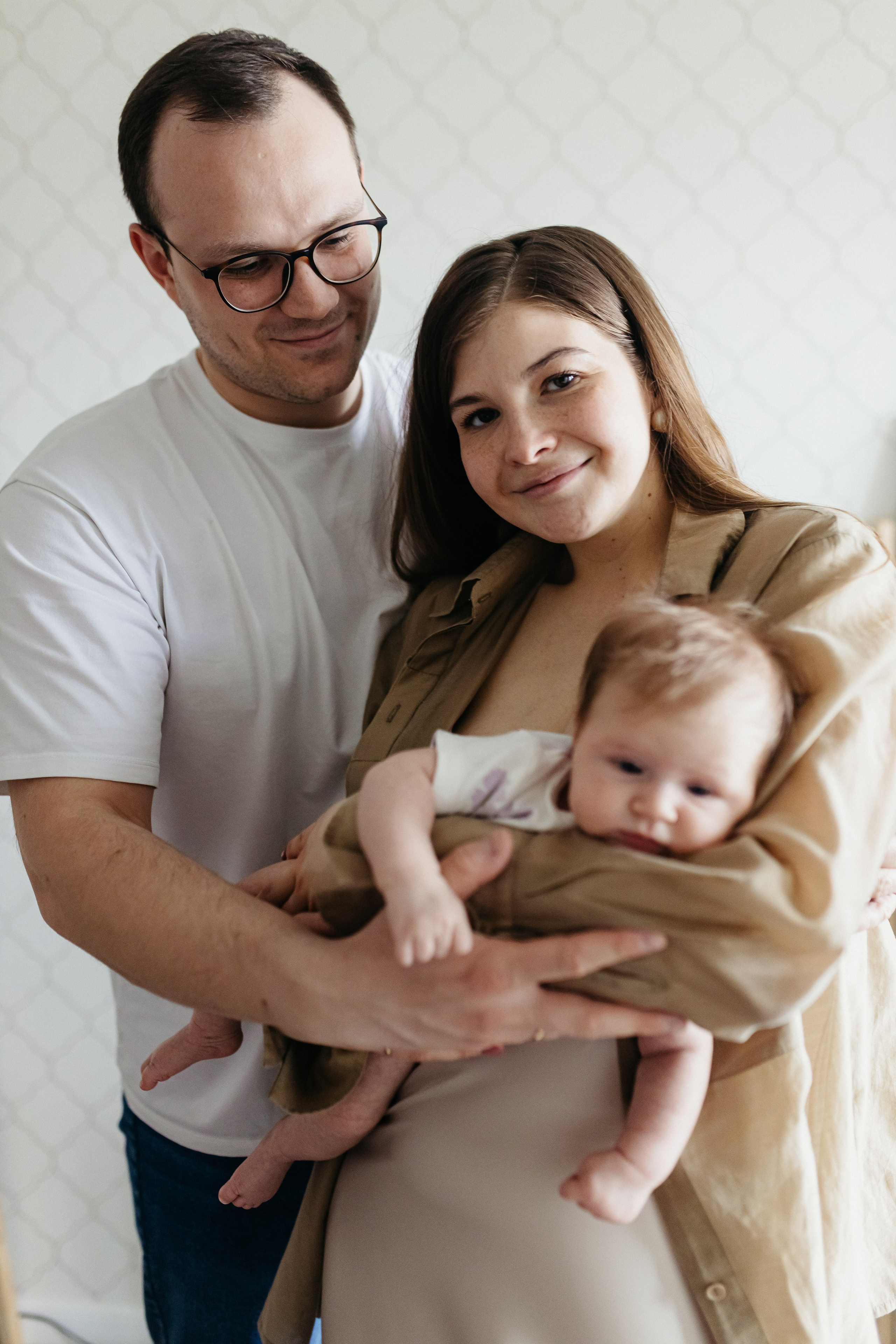 Семейная история. Фотограф родов выписка новорожденных Санкт-Петербург