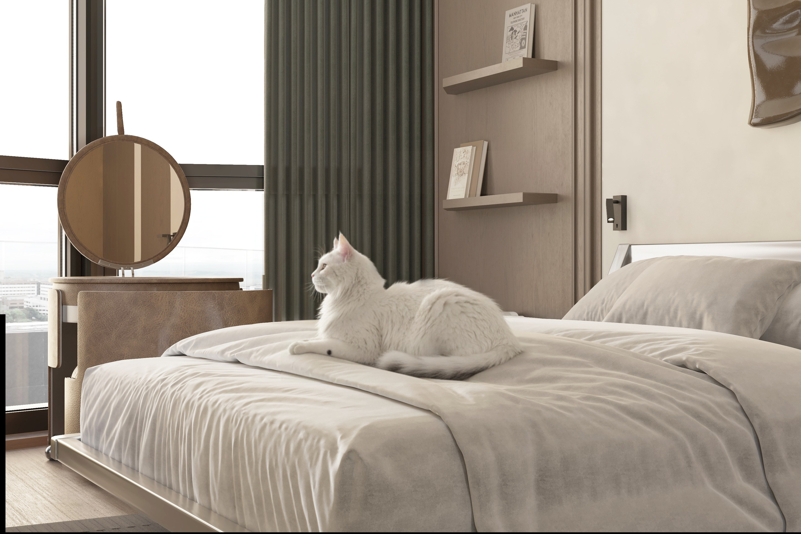 Кв 70 м² ЖК WOW г. МОсква. Ксения. 3D‑визуализатор