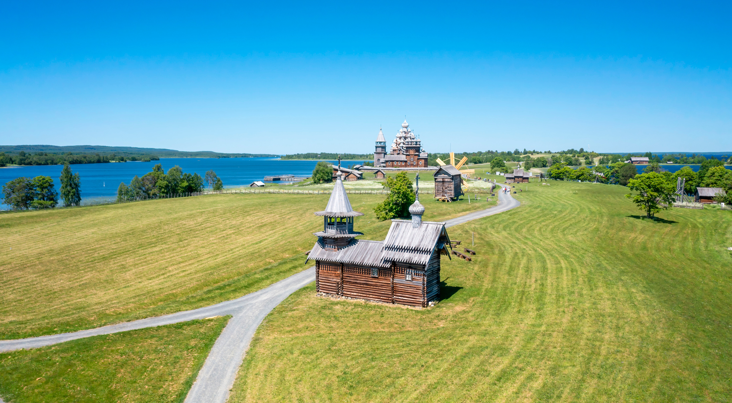 Музей-заповедник «Кижи». Аэросъемка. Фото и Видео в Карелии. Алексей Фрилунд