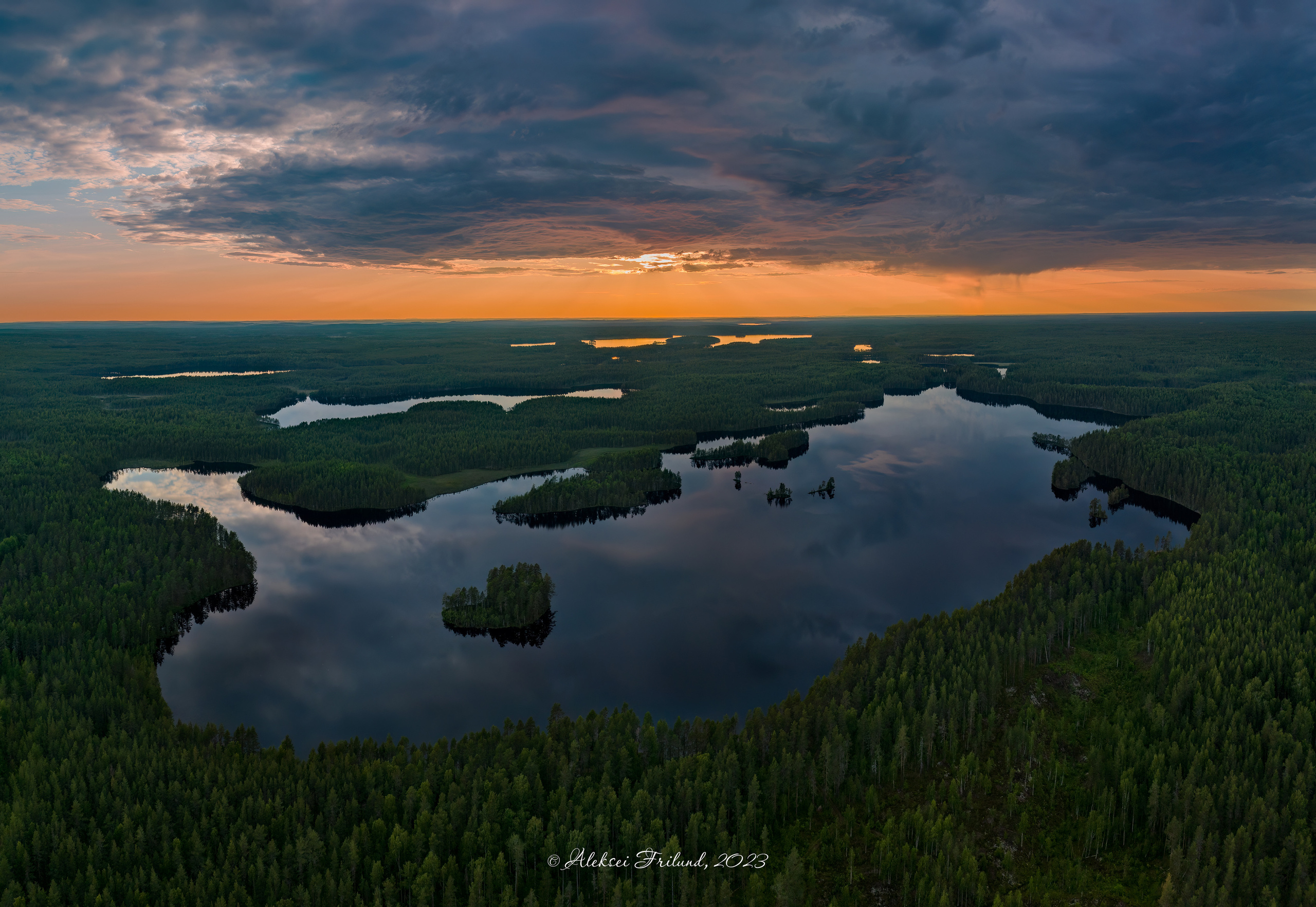 Природа Карелии. Аэросъемка. Фото и Видео в Карелии. Алексей Фрилунд