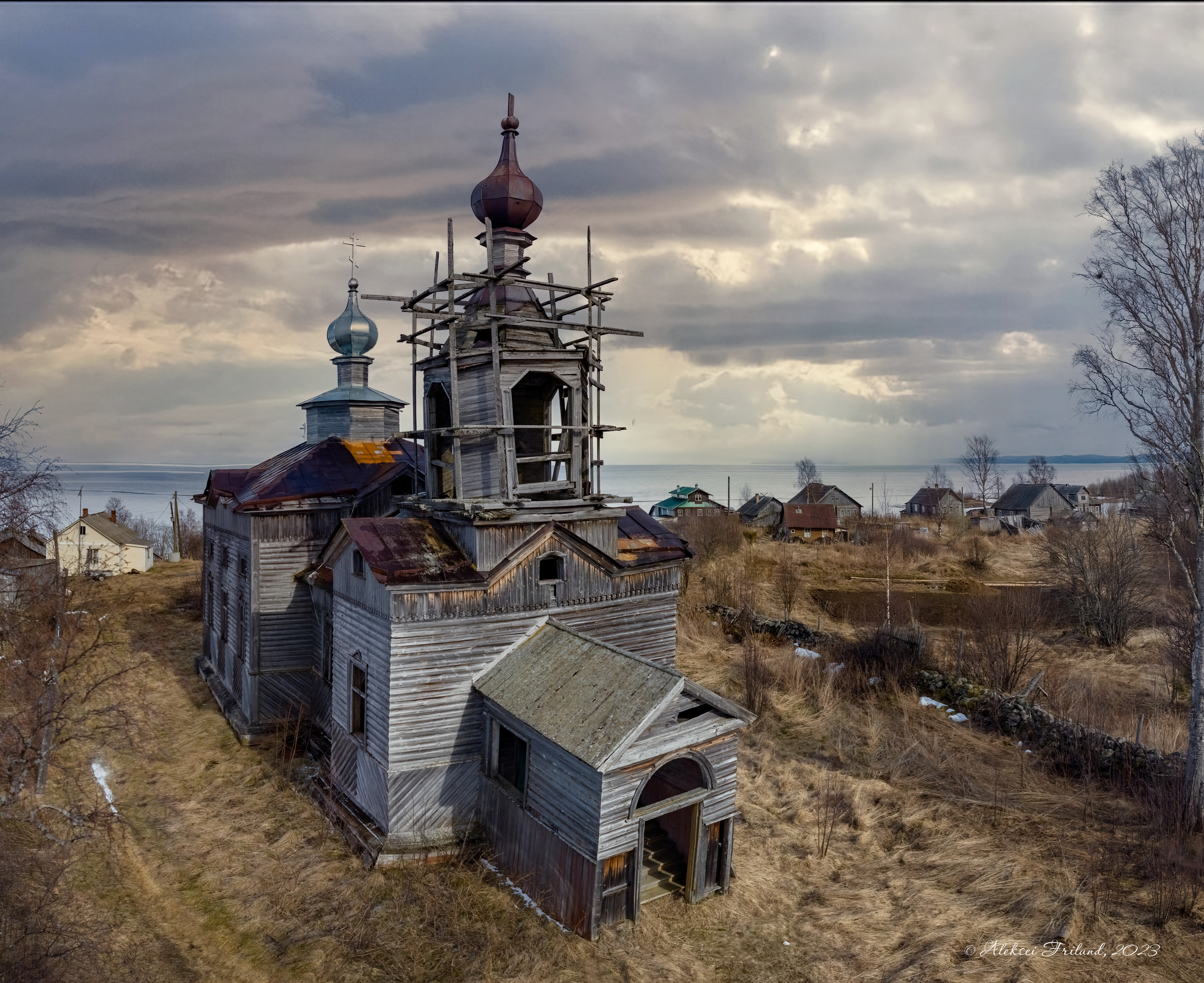 Деревянная архитектура Карелии. Аэросъемка. Фото и Видео в Карелии. Алексей Фрилунд