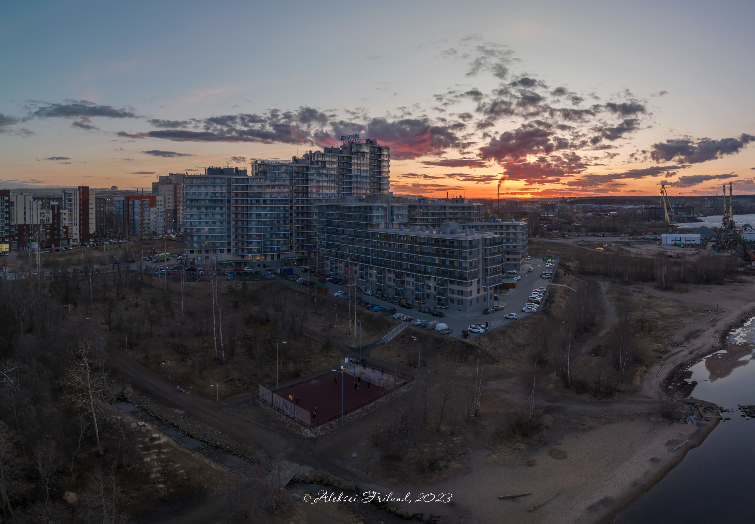 Город. Аэросъемка. Фото и Видео в Карелии. Алексей Фрилунд