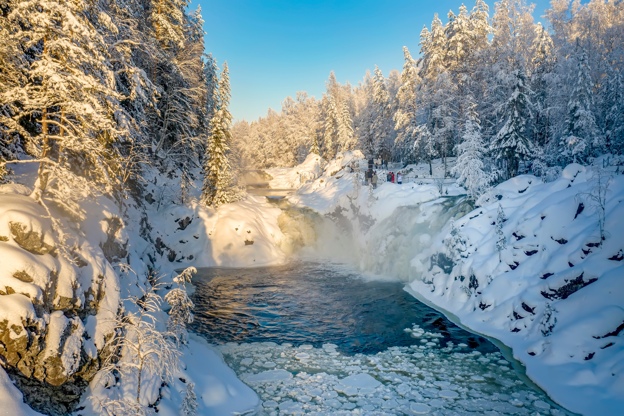 Водопад КИВАЧ. Аэросъемка. Фото и Видео в Карелии. Алексей Фрилунд