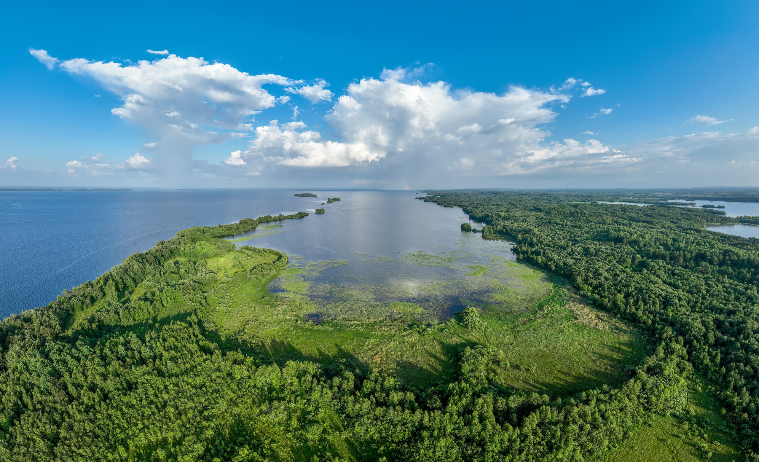 Онежское озеро. Аэросъемка. Фото и Видео в Карелии. Алексей Фрилунд