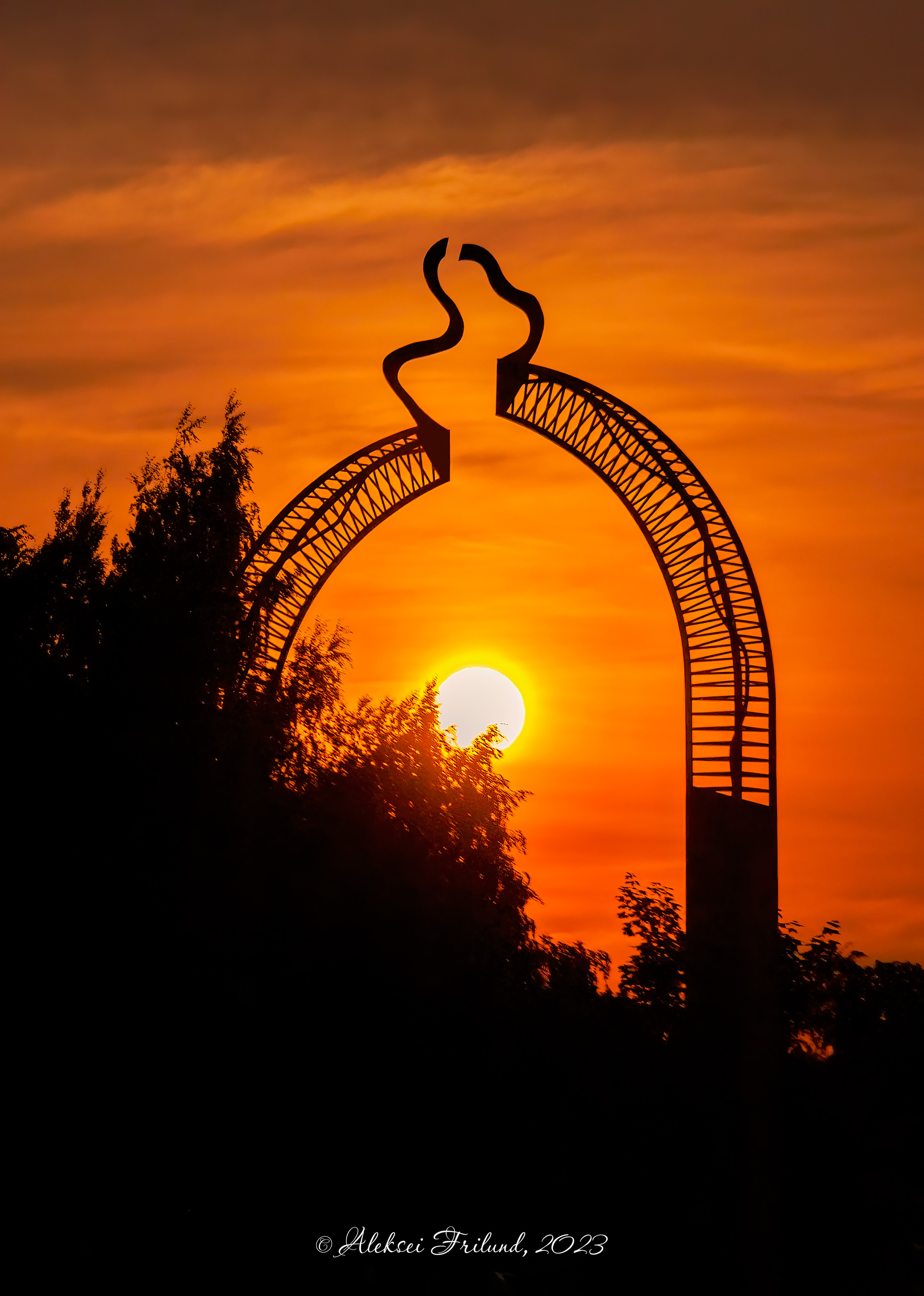 Силуэты города. Аэросъемка. Фото и Видео в Карелии. Алексей Фрилунд