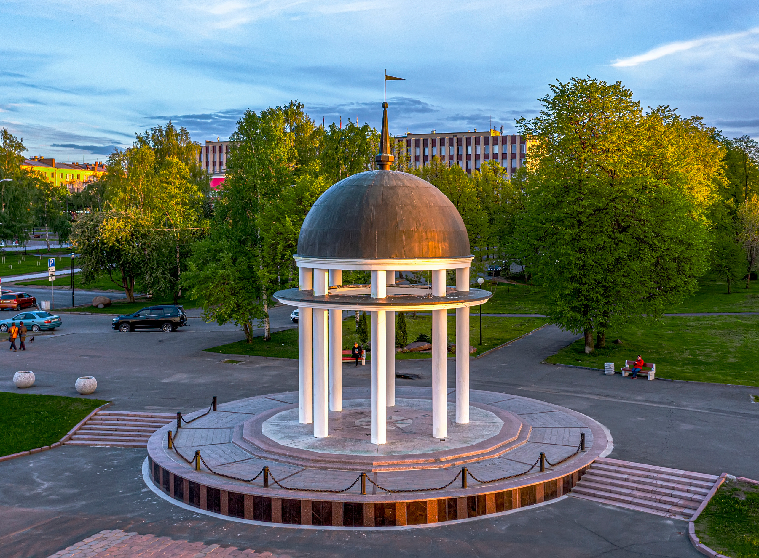 Набережная. Аэросъемка. Фото и Видео в Карелии. Алексей Фрилунд