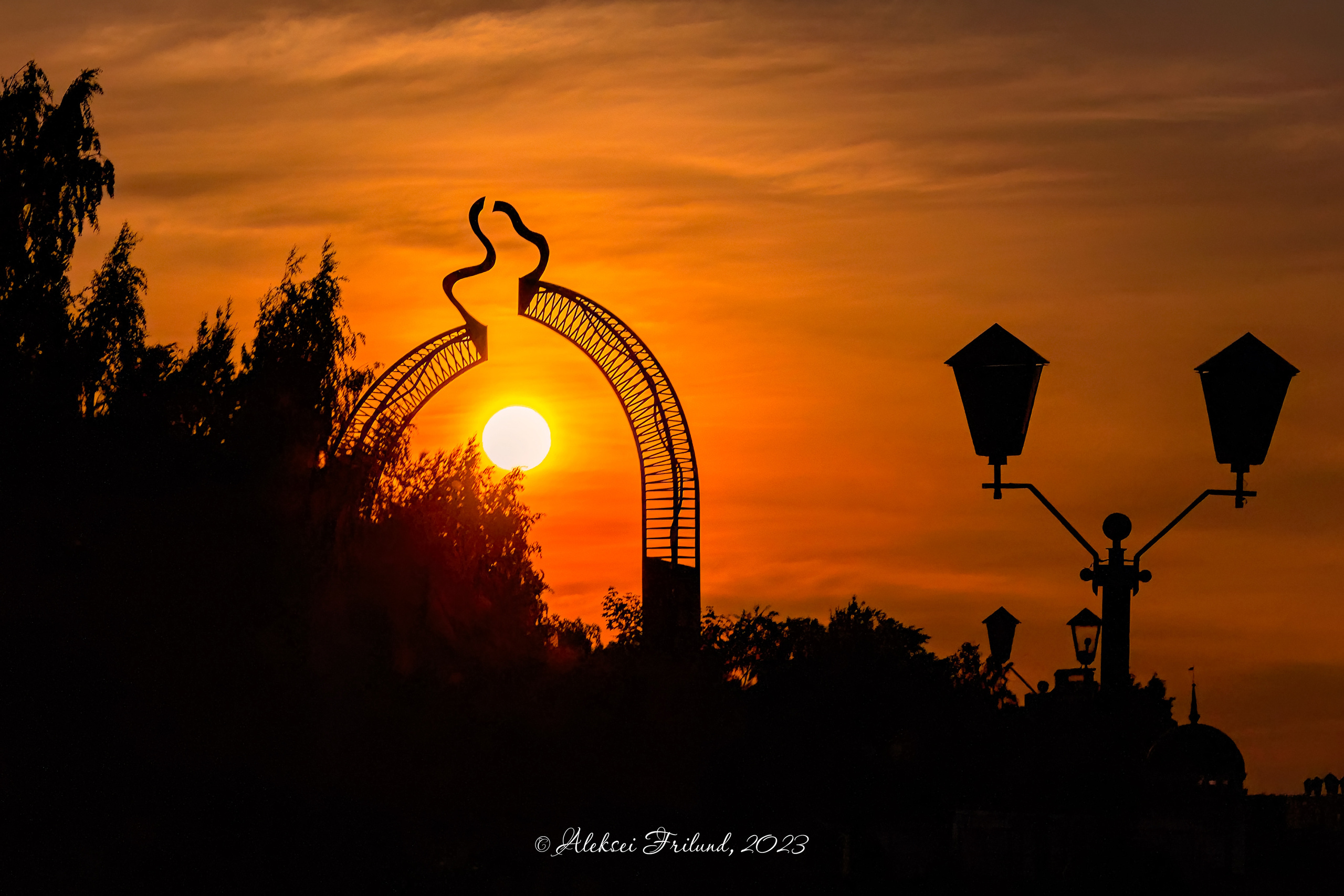 Силуэты города. Аэросъемка. Фото и Видео в Карелии. Алексей Фрилунд