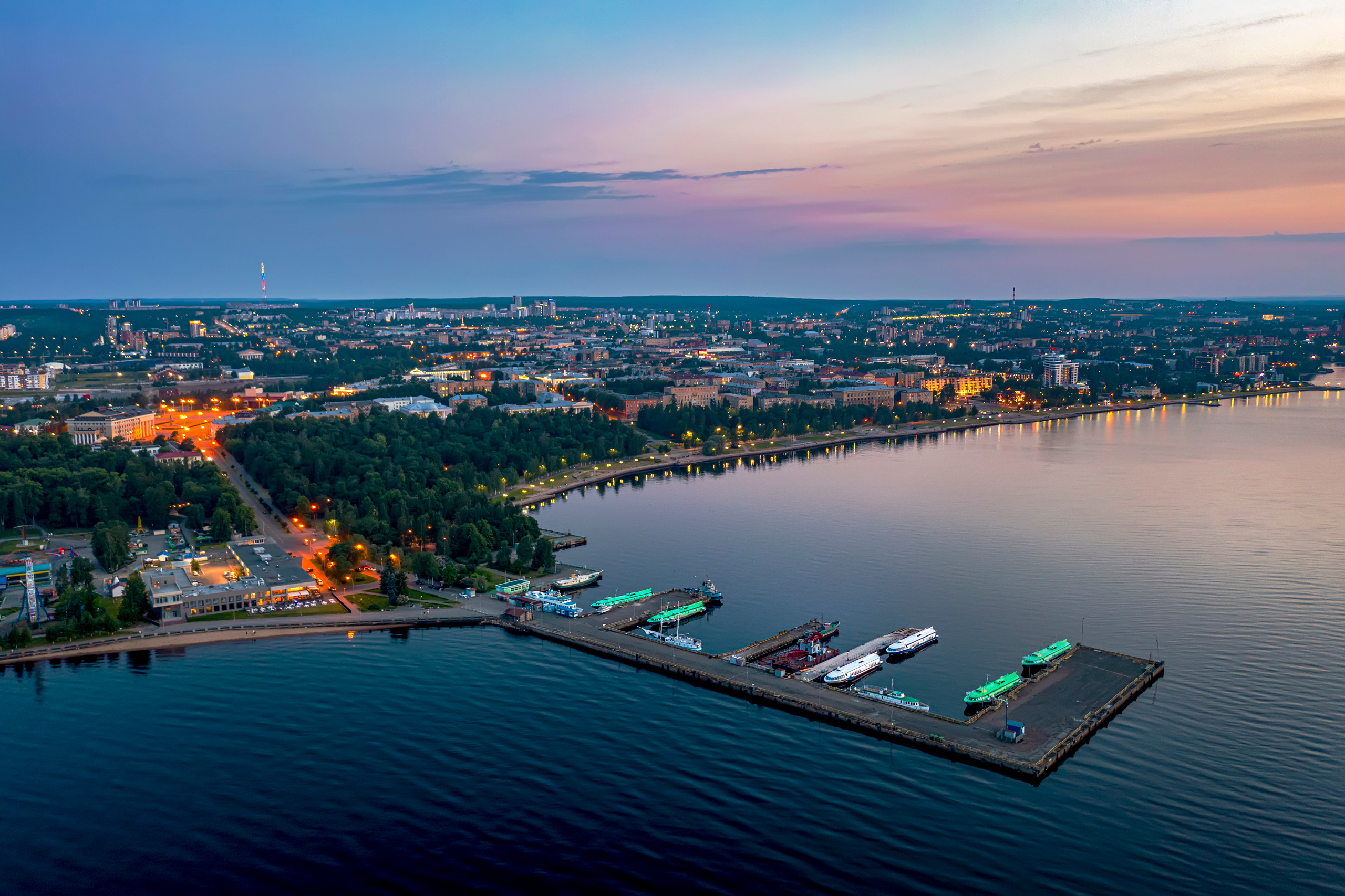 Город. Аэросъемка. Фото и Видео в Карелии. Алексей Фрилунд