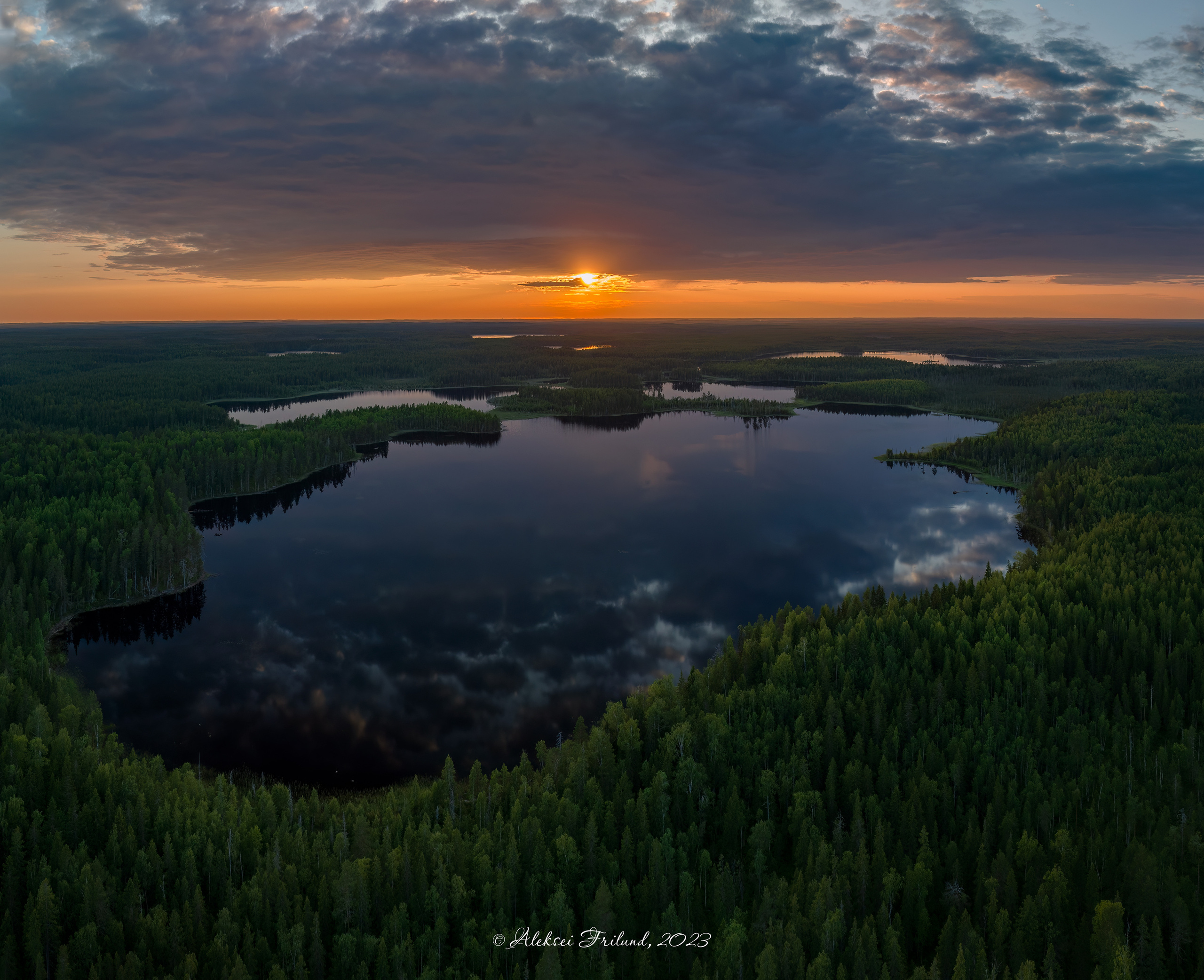 Природа Карелии. Аэросъемка. Фото и Видео в Карелии. Алексей Фрилунд
