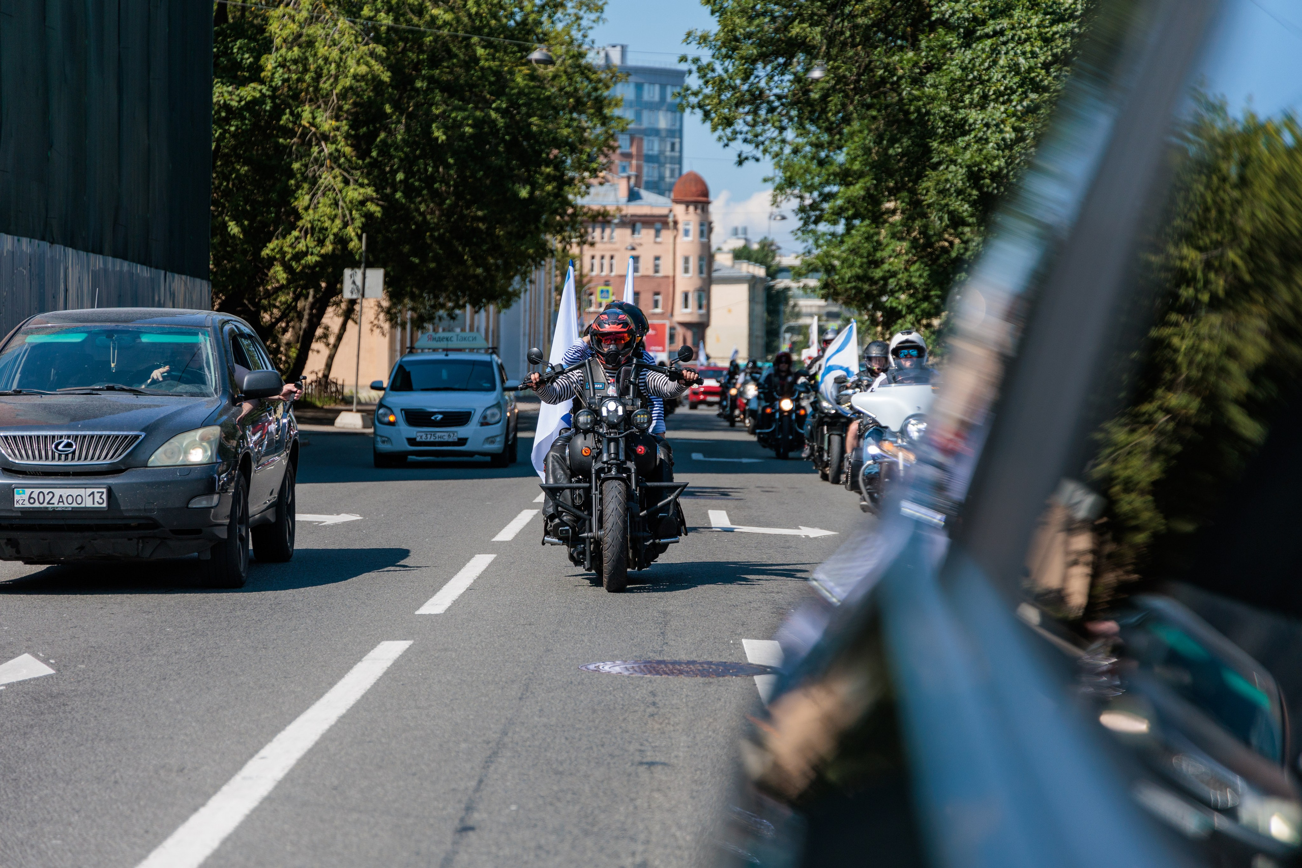 День ВМФ с мотоклубом 28.08.24. Репортажный фотограф Санкт-Петербург | Роман Карбышев
