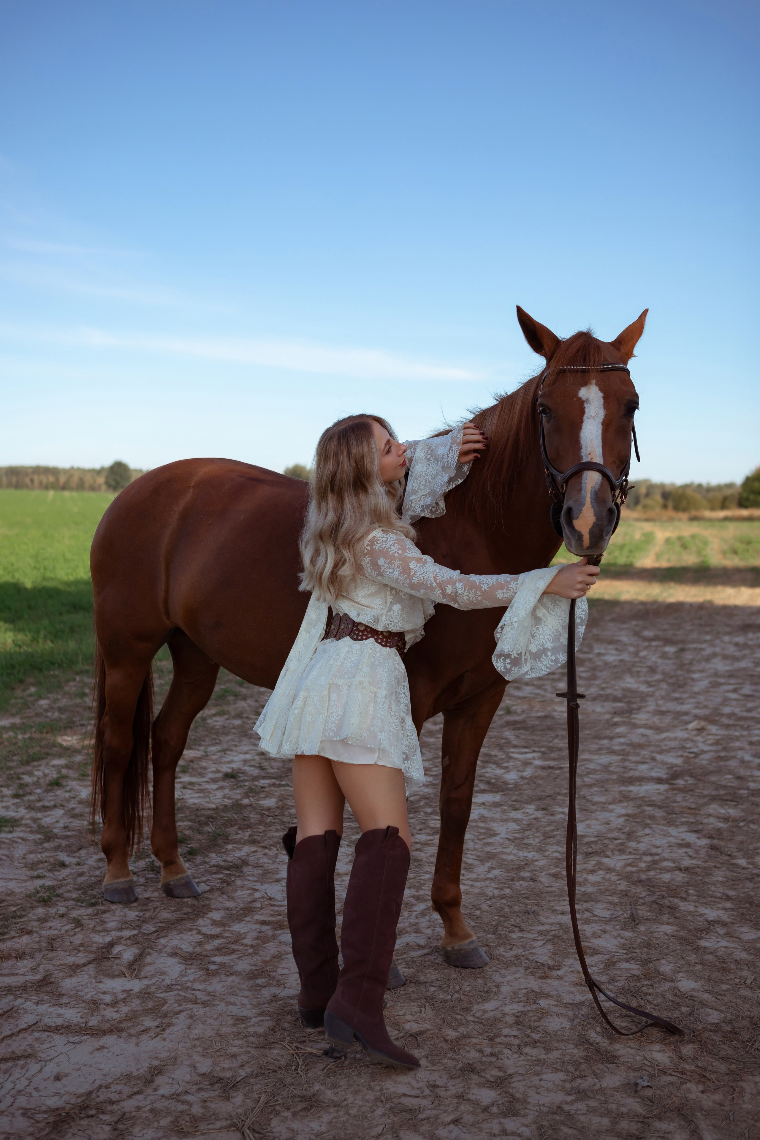 Съемка Елизавета с лошадьми. Фотограф Калуга
