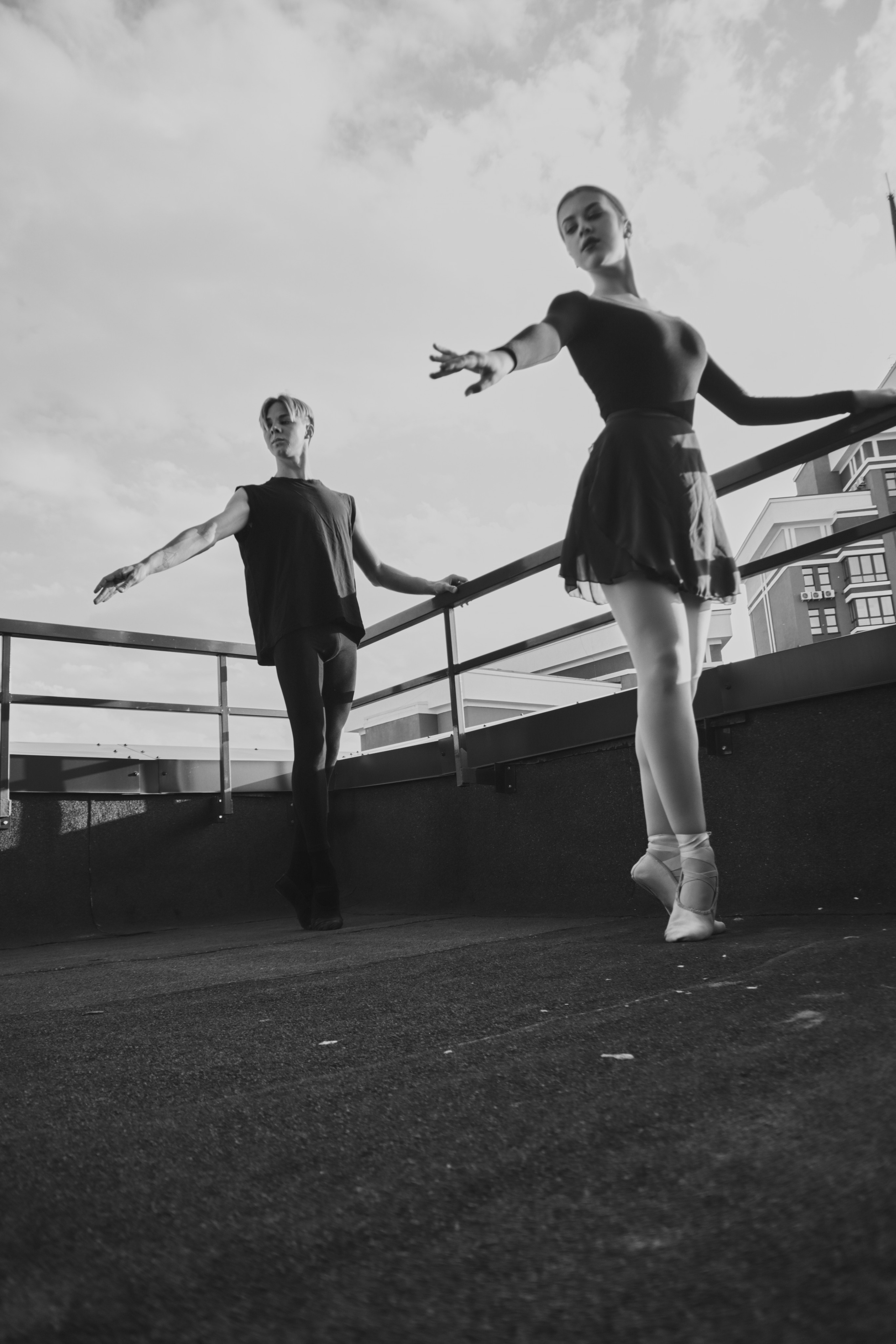 чб фотография танец