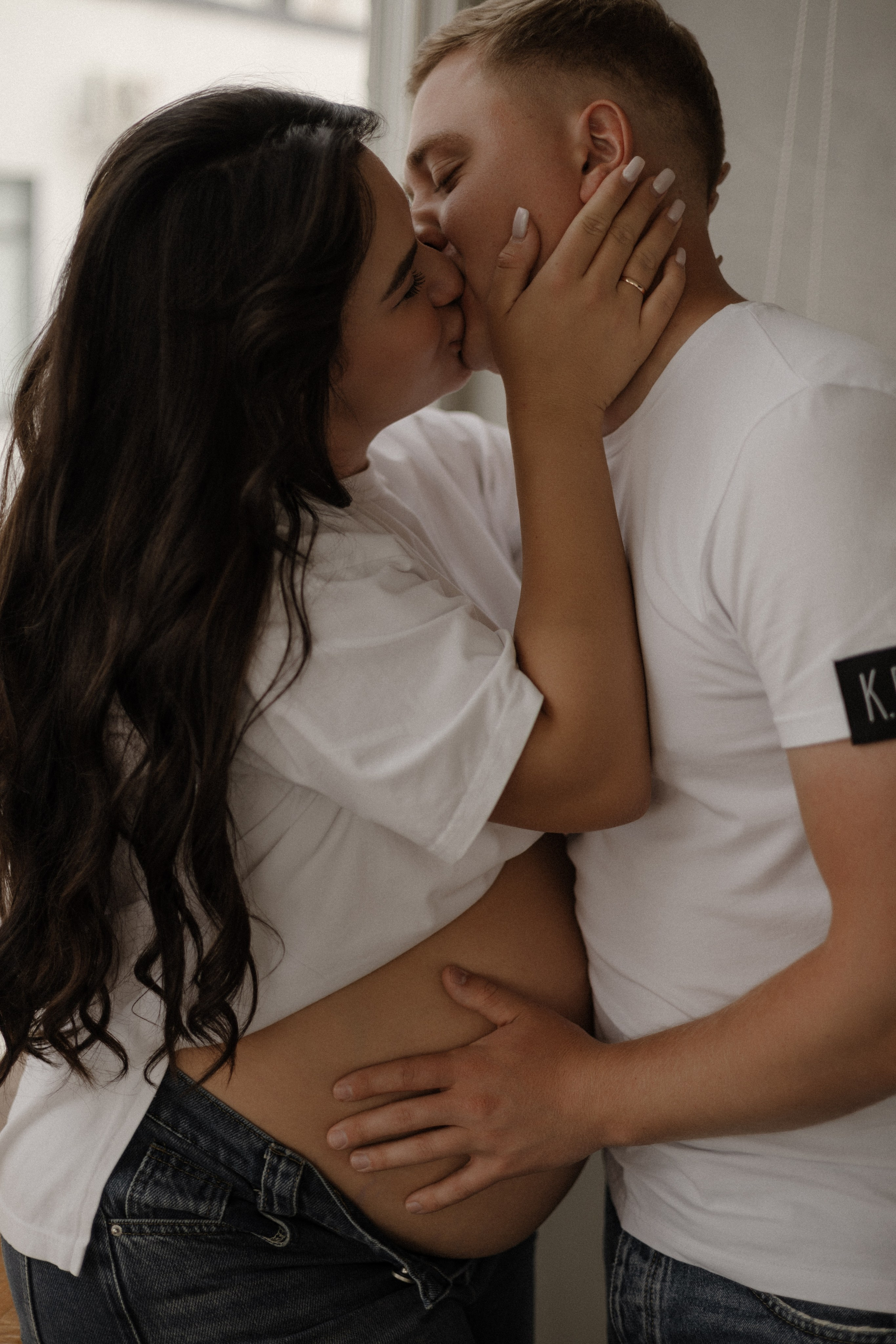 Екатерина и Артем фотосессия в студии. Свадебный и портретный фотограф в Москве Анастасия Масюк