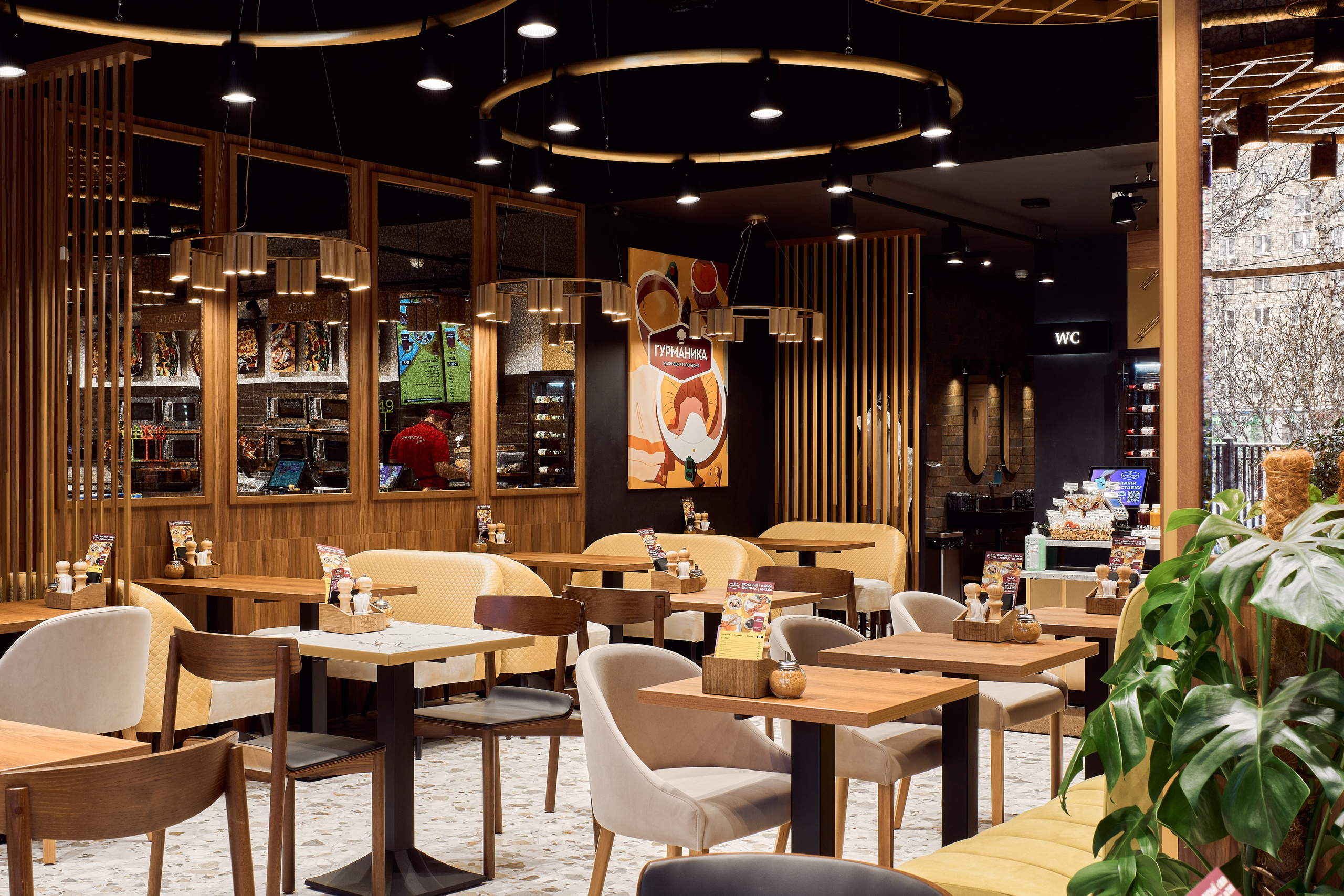 Кафе Гурманика на Бутырской (Бизнес съемка). Бояршинов Антон Интерьерный фотограф/видеограф Москва