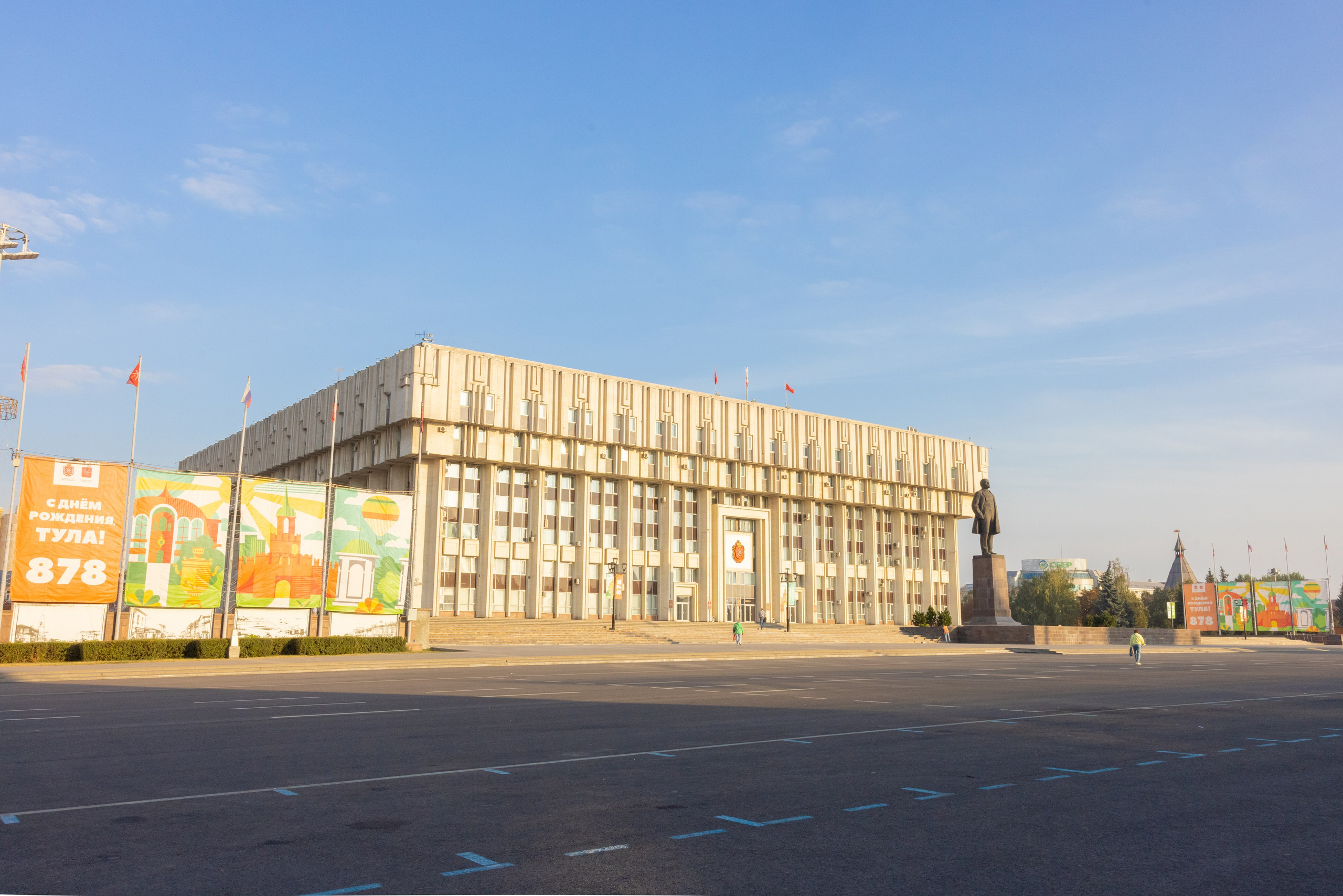 Площадь Ленина, Гостинный двор, Белый дом, Фонтаны, улица Советская. Фотограф в Туле Крупский АнДРей. Фотостудия «КАДР71» в Туле