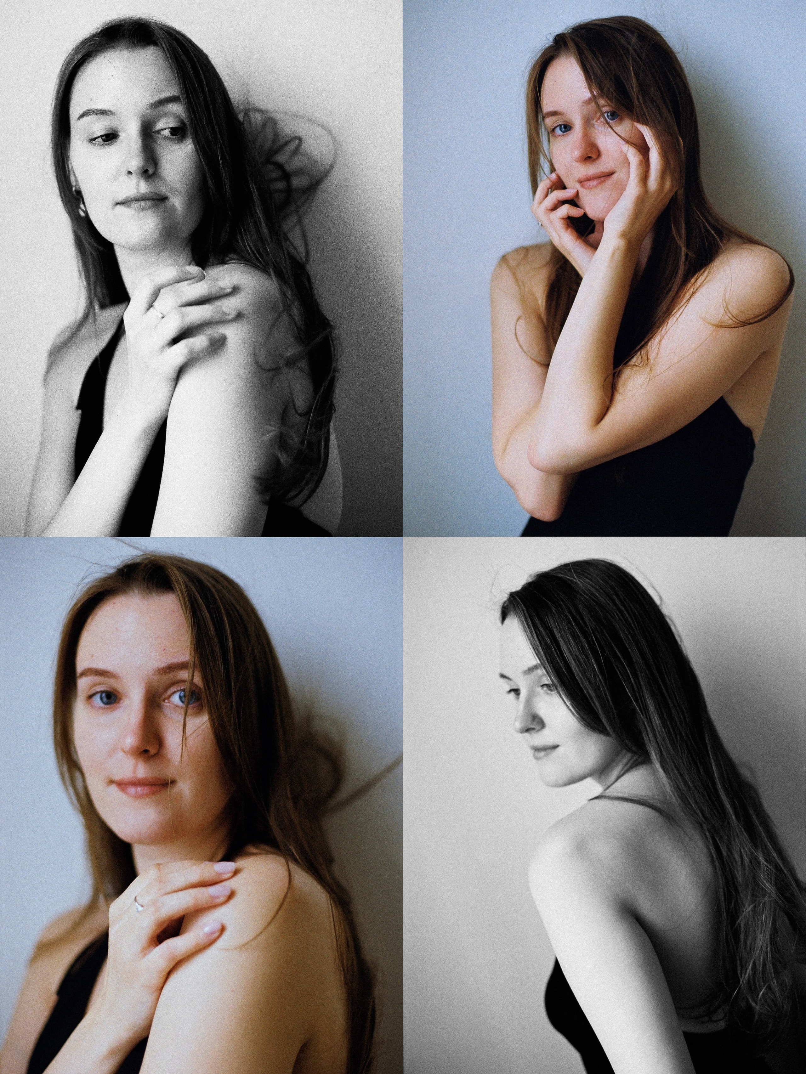 Фотограф Дё Полина — портретная съемка девушки на пленку в фотостудии спб