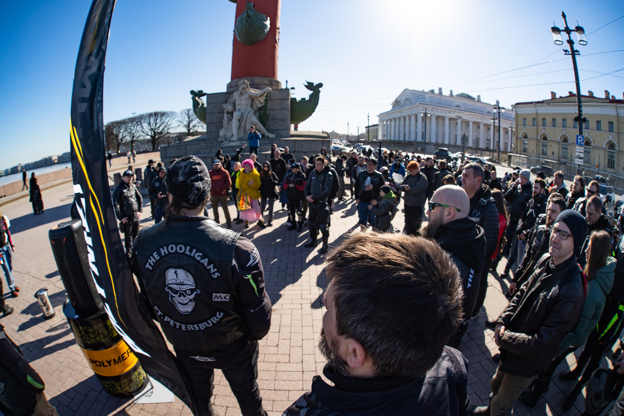 Весенний прохват мотоклуба Normans Riders MC. Концертный и репортажный фотограф в Санкт-Петербурге Слава Пахомов