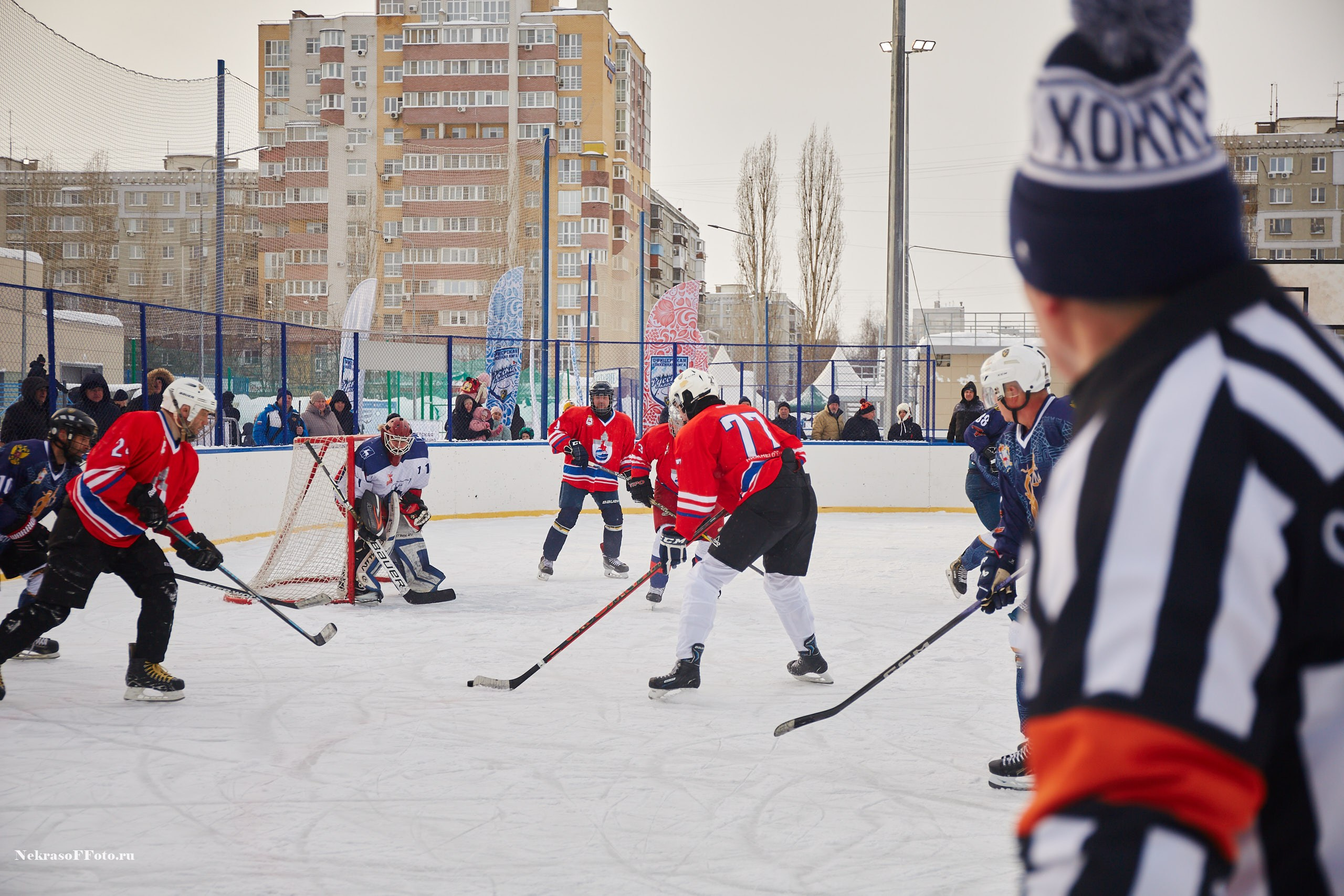 Турнир по хоккею «Русская классика» в рамках Офицерской хоккейной лиги. Спортивный фотограф Некрасов Денис