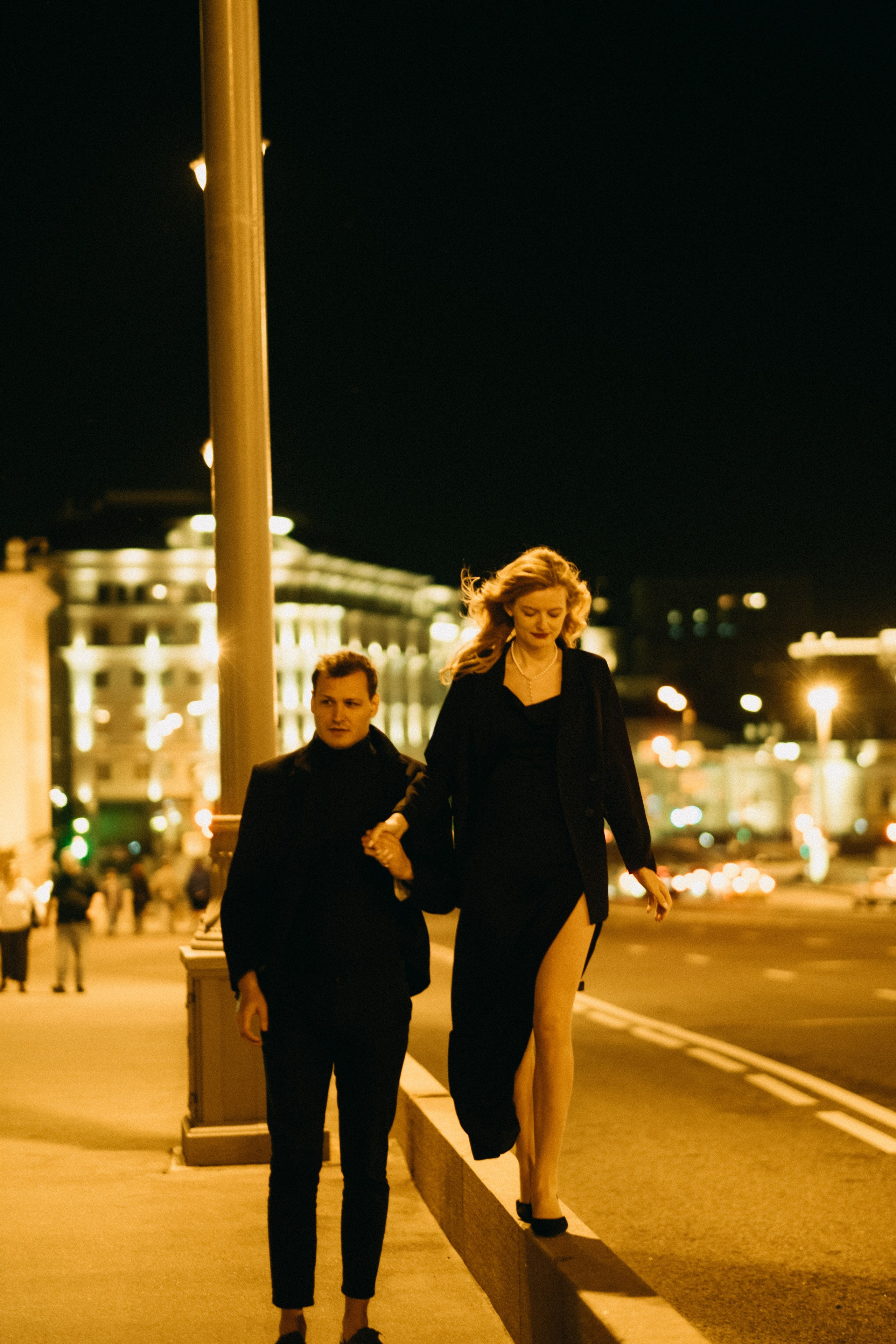 По ночному городу. Свадебный фотограф Александра Тюлякова