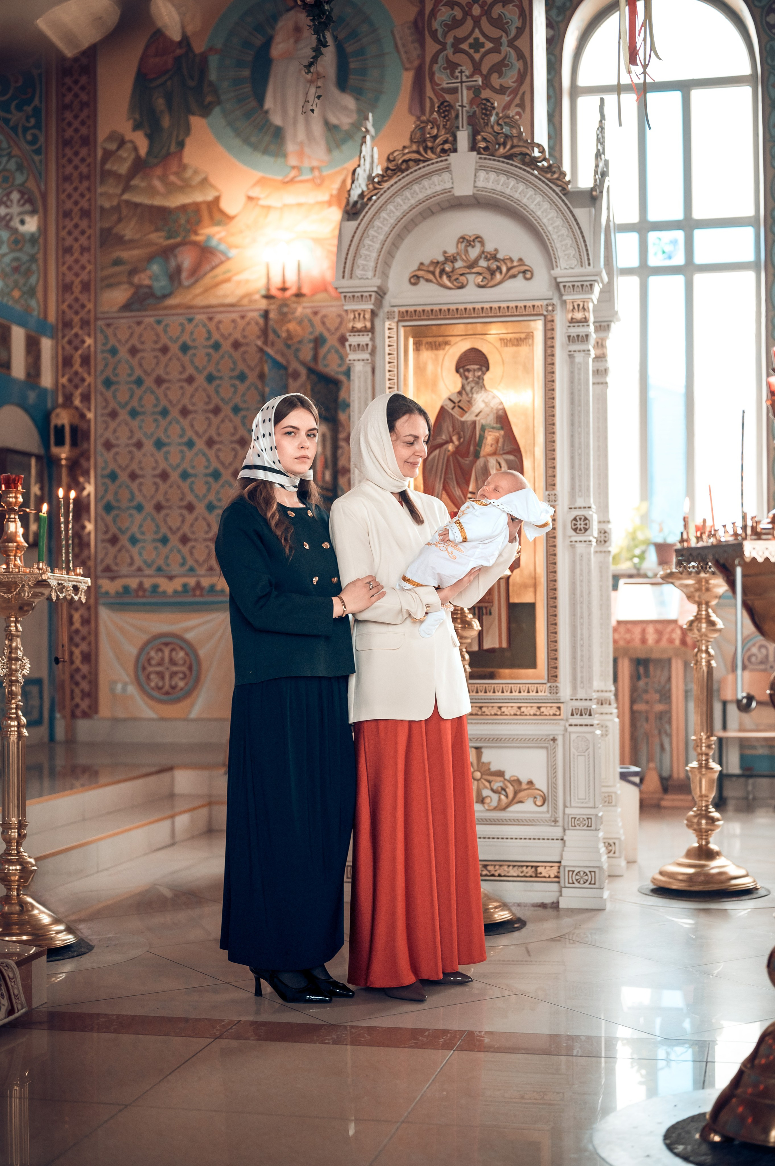 Таинство Крещения Трофима храм иконы Божией Матери «Неупиваемая Чаша». Фотограф на Таинство Венчания и Крещения в Краснодаре Абрамова Людмила