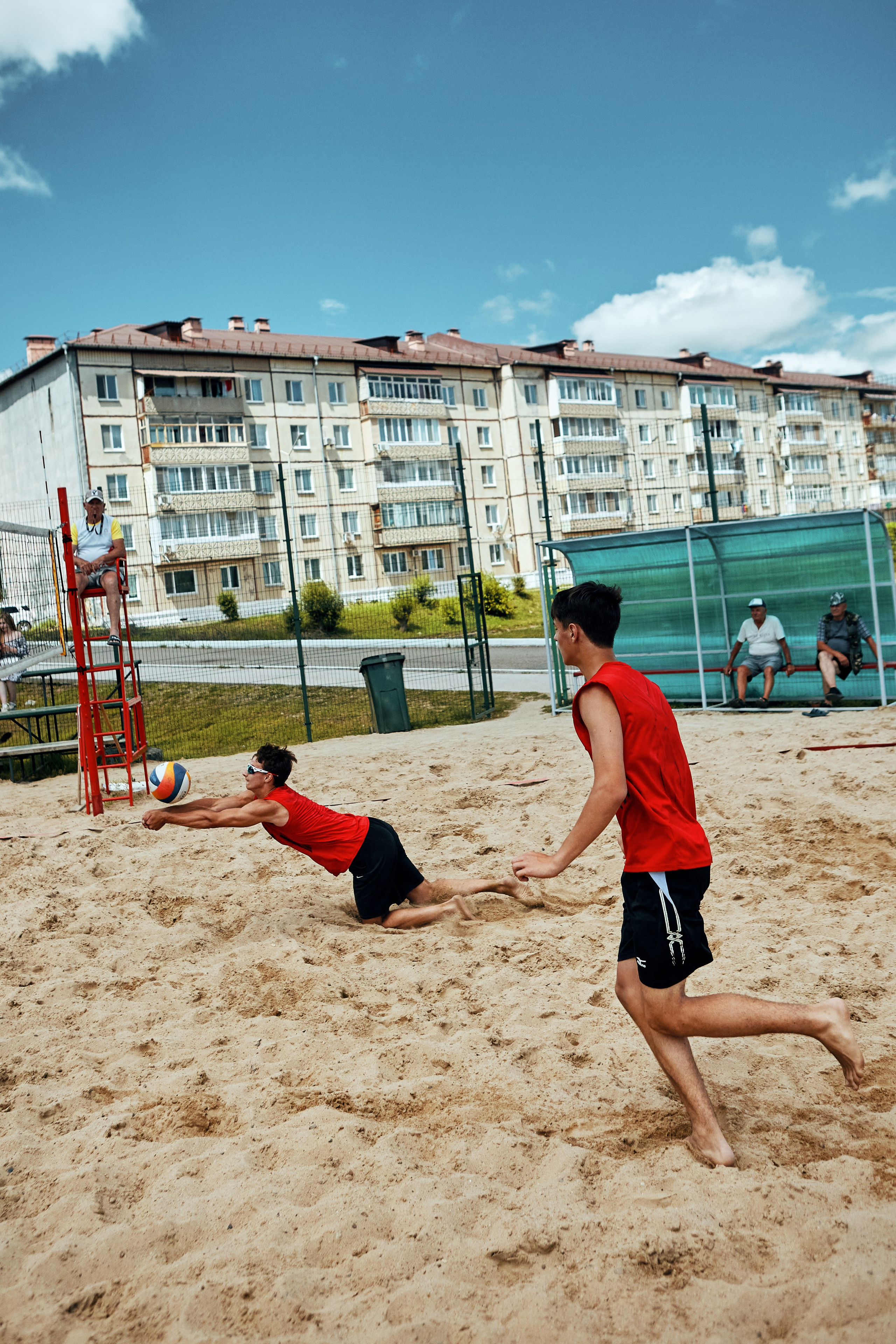 Один день соревнований по пляжному волейболу