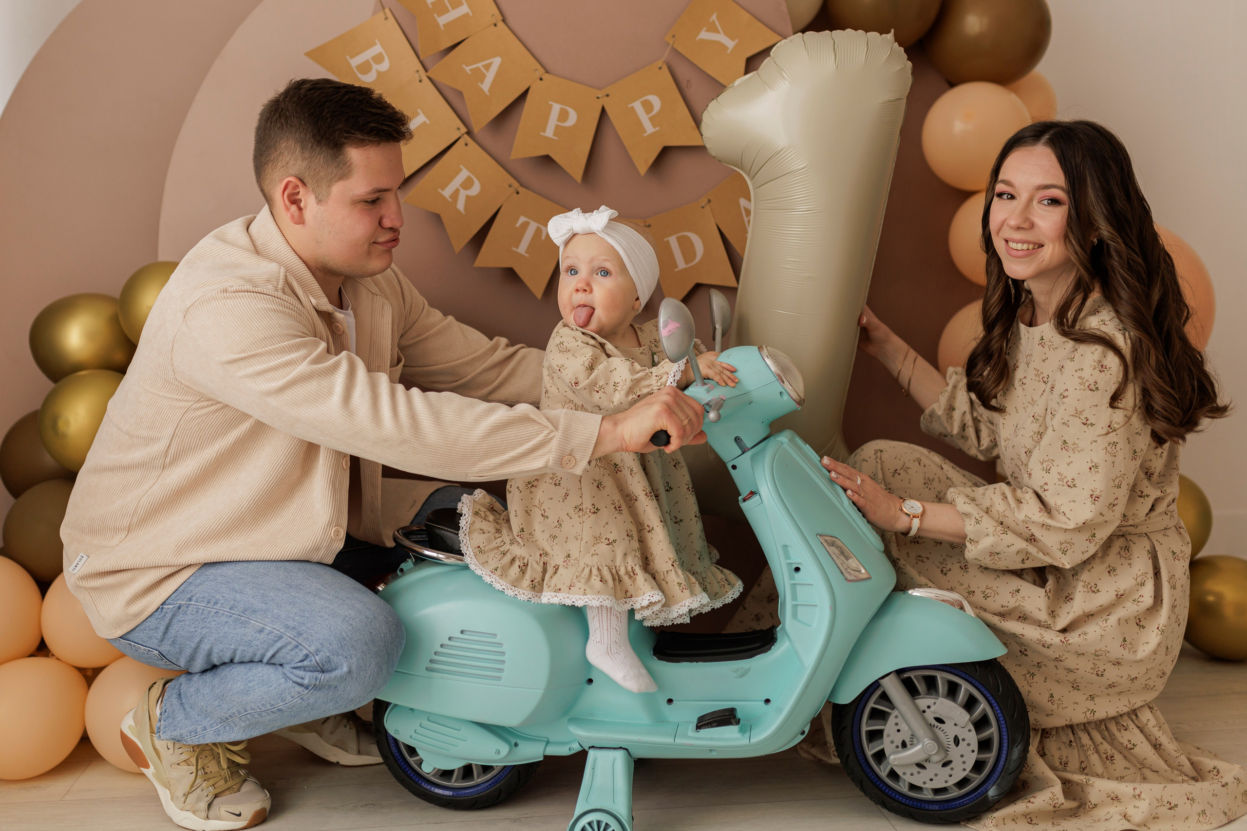 Сьемка годика для Анечки. Семейный и детский фотограф в Рязани Васюгова Мария