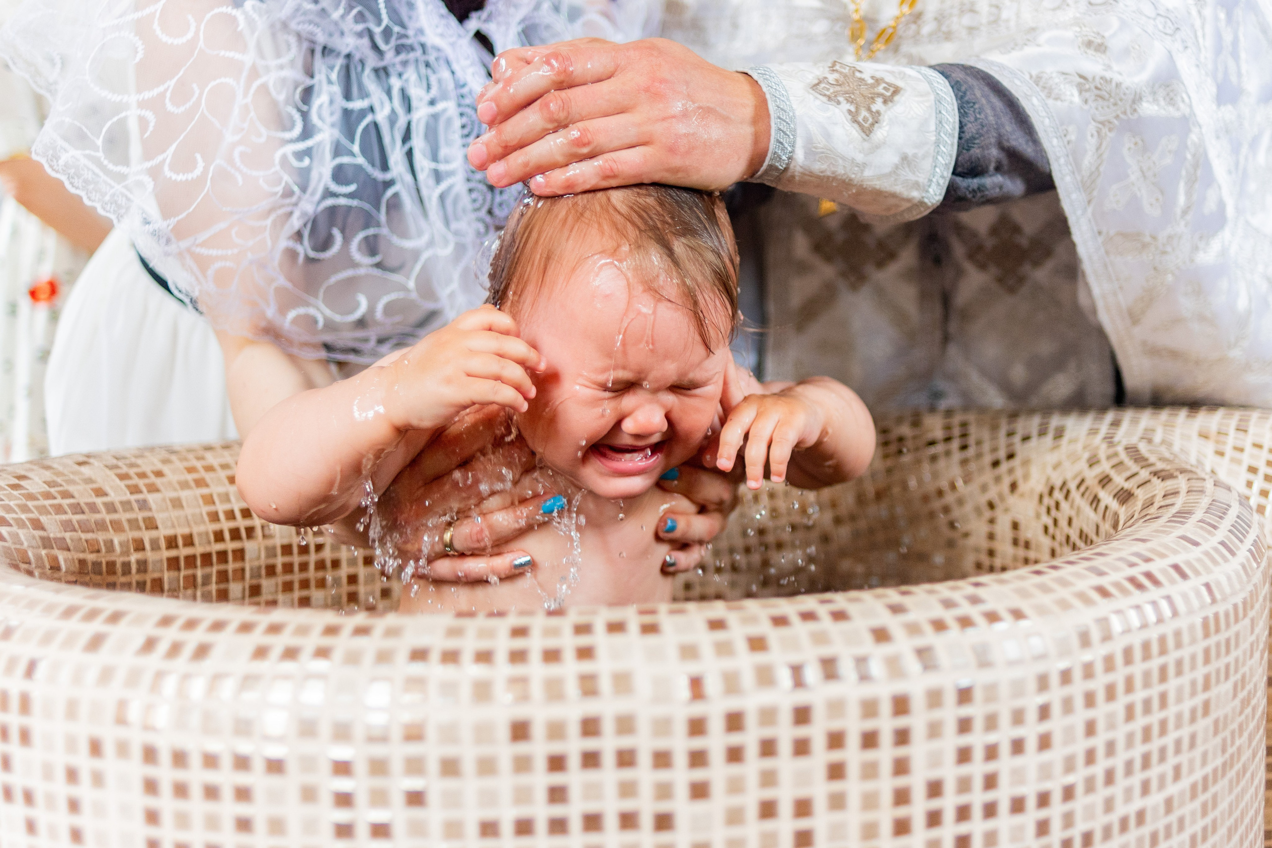 Крещение Ники. Фотограф Юлия Попова