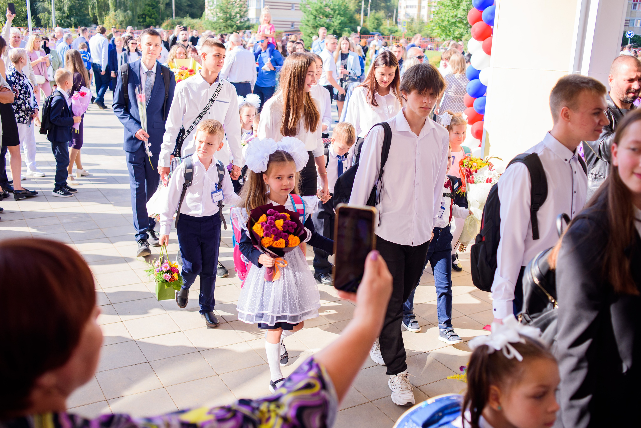 1-е сентября 2023. Фотограф Юлия Попова