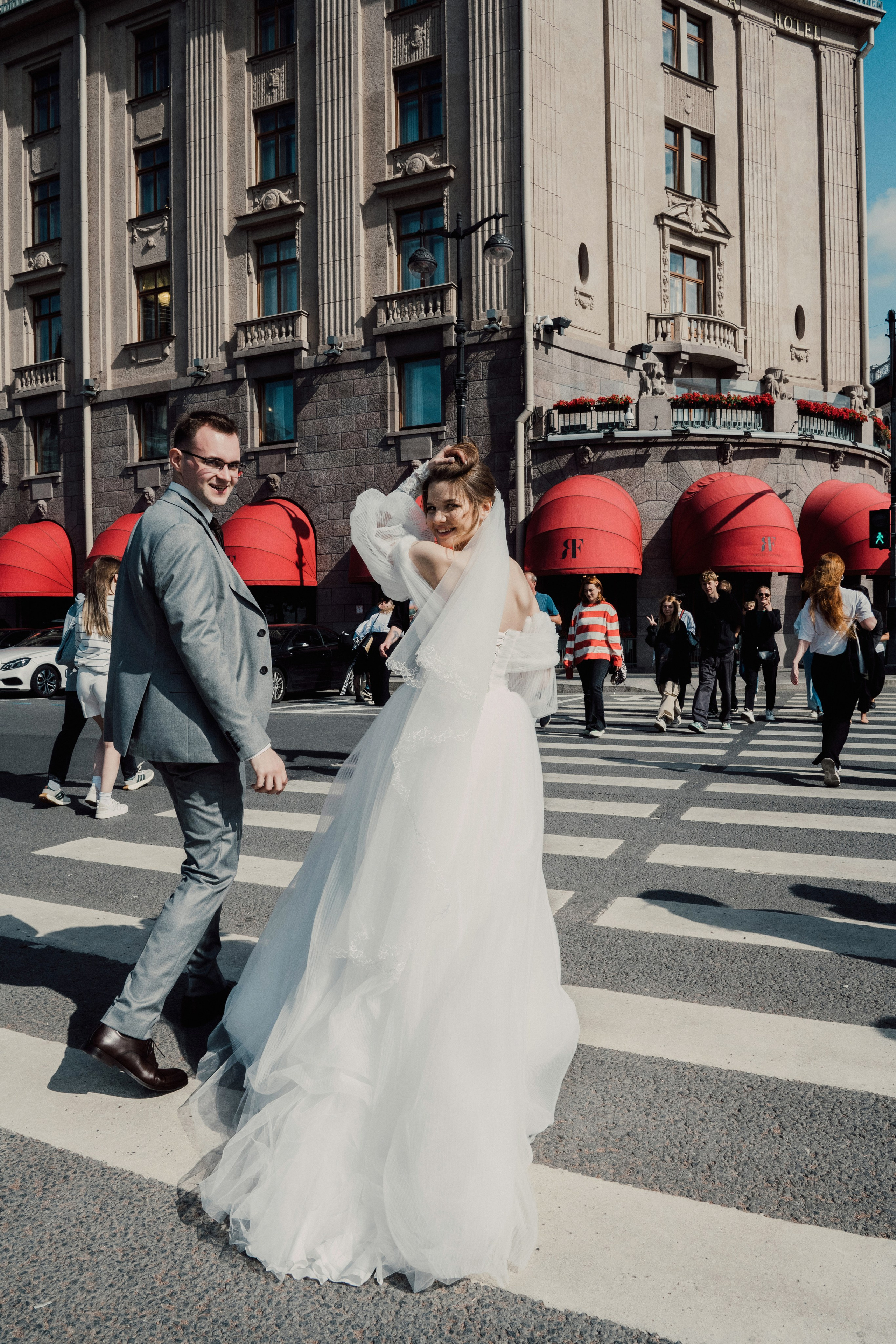 Свадебная прогулка по центру Петербурга