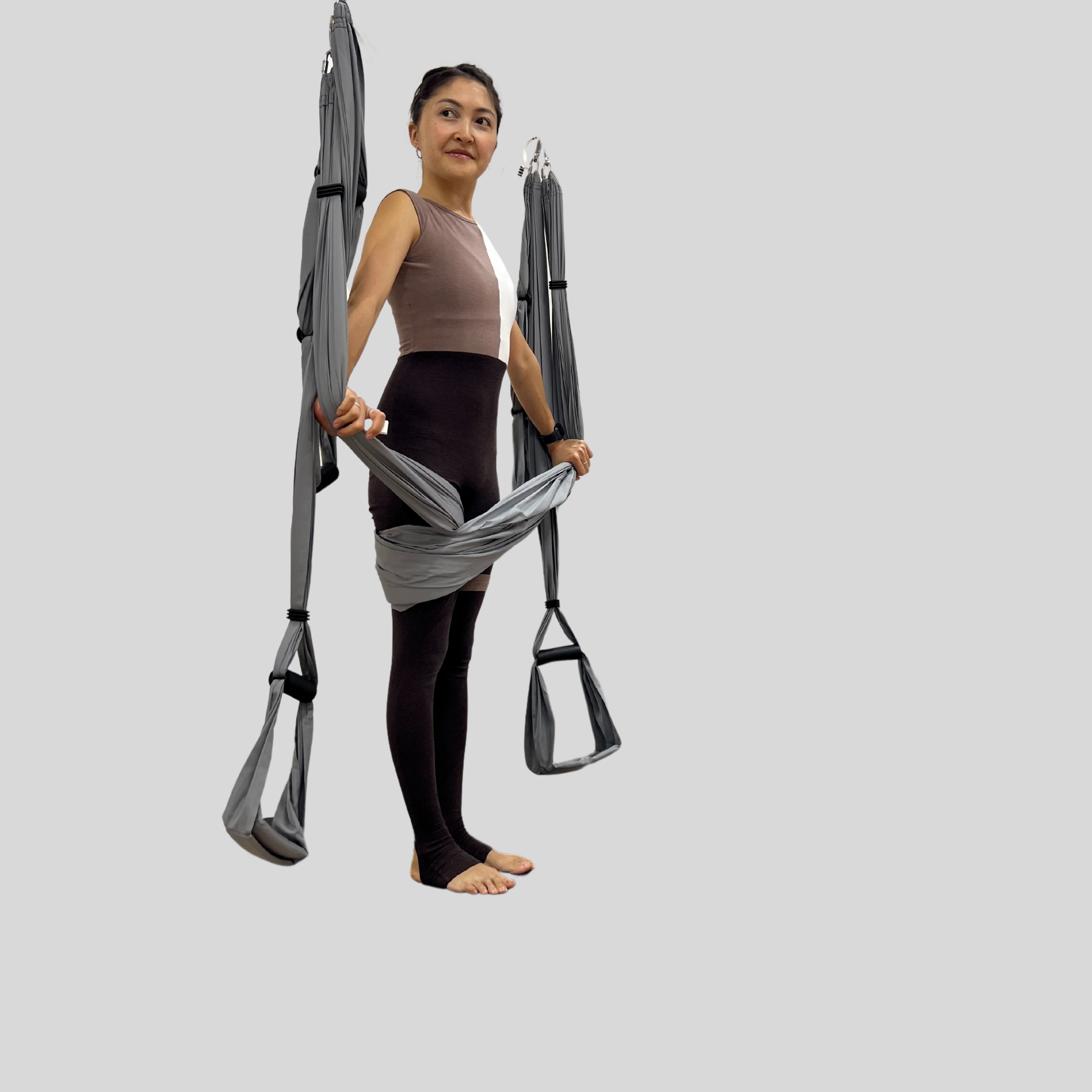 Н Вис под пах (1). Преподаю и провожу обучение по флай йоге