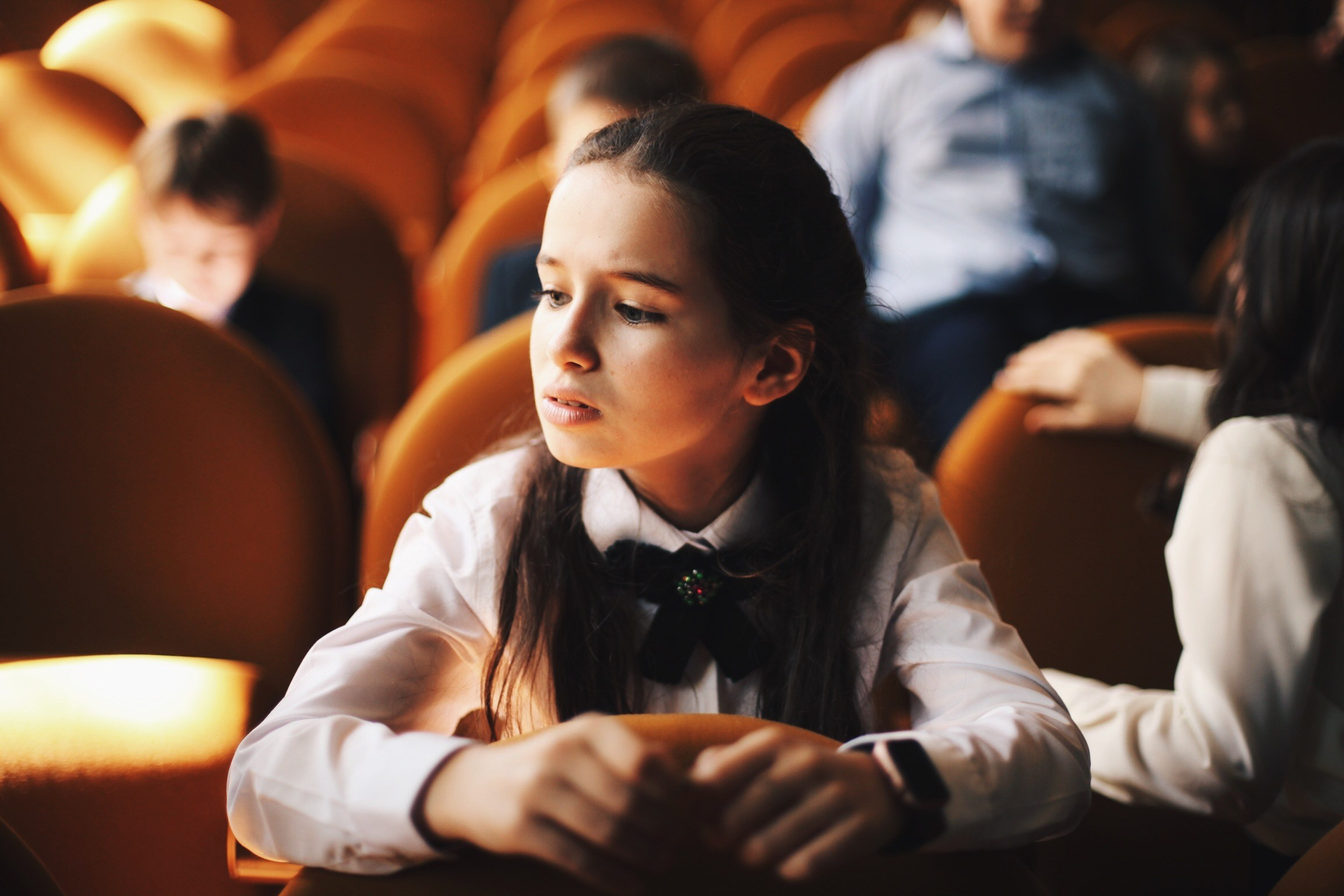 Школьные съемки. Ксения Плотникова