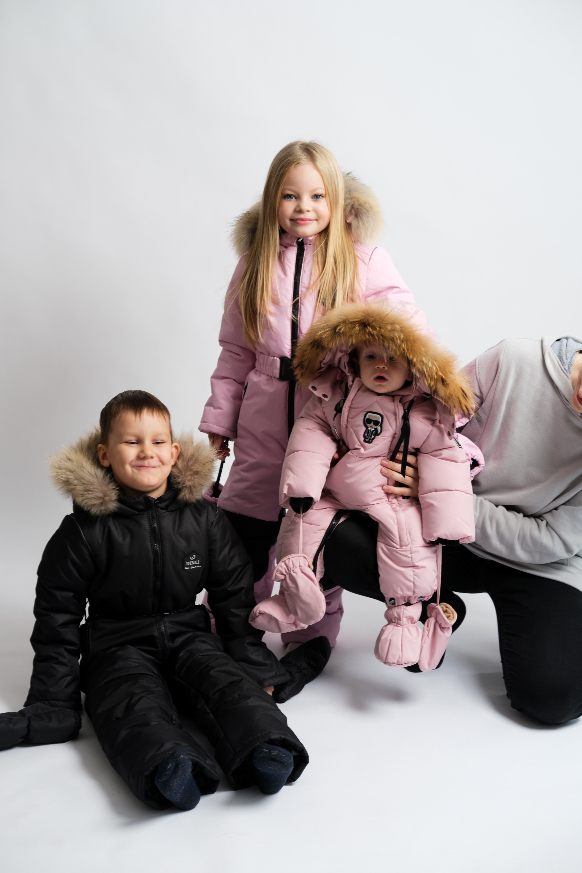Зимняя одежда дети. Фотограф Софья Володкина