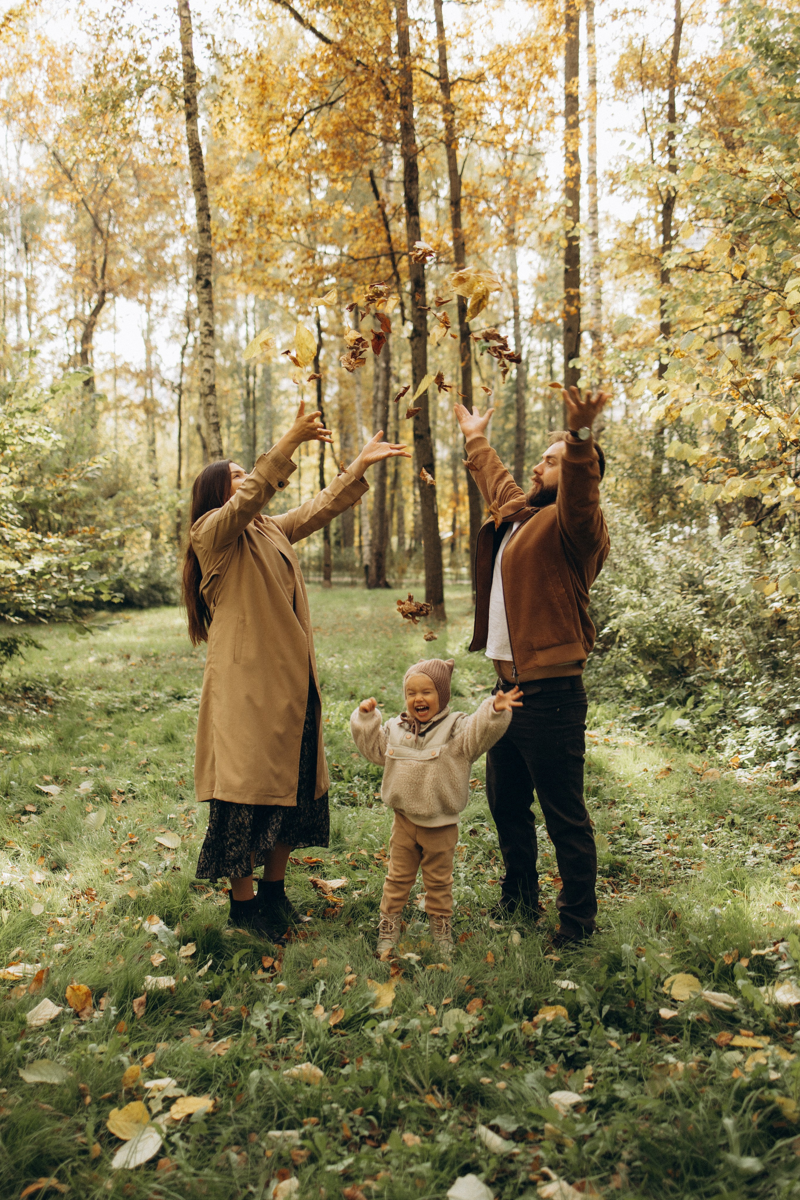 Одним осенним днем. Семейный фотограф в Москве Анастасия Шалда