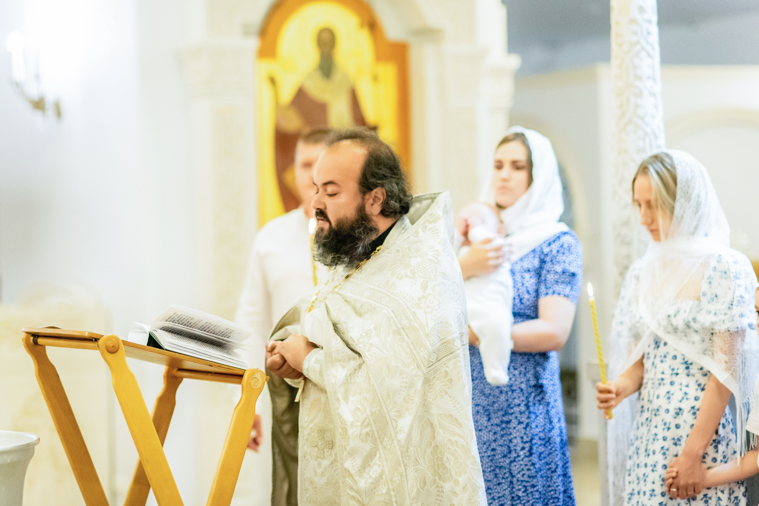 Крещении Ксении. Фотограф Юлия Попова