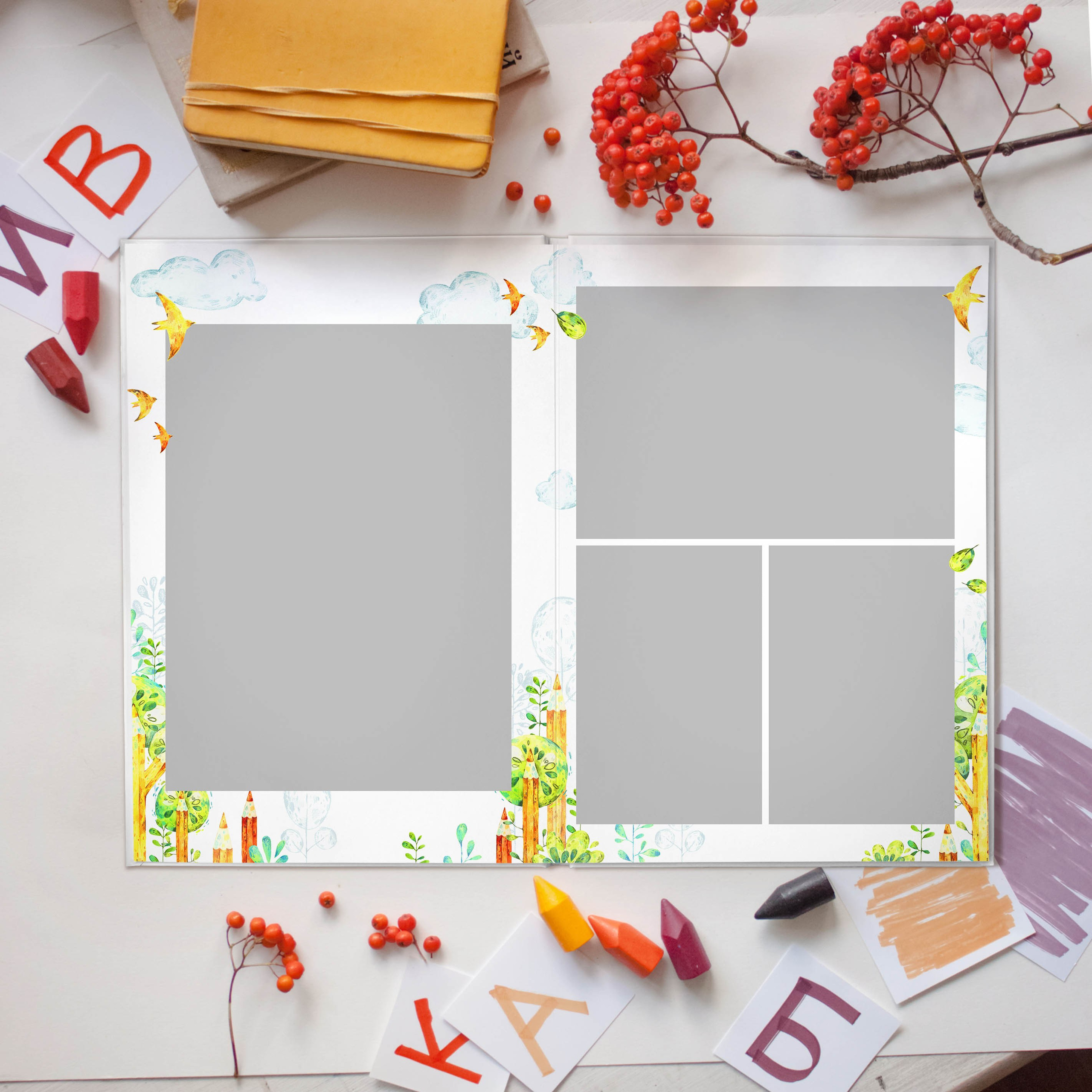 Дизайны фотокниг для начальной школы. REPEYBOOK | Выпускные альбомы для детского сада и класса