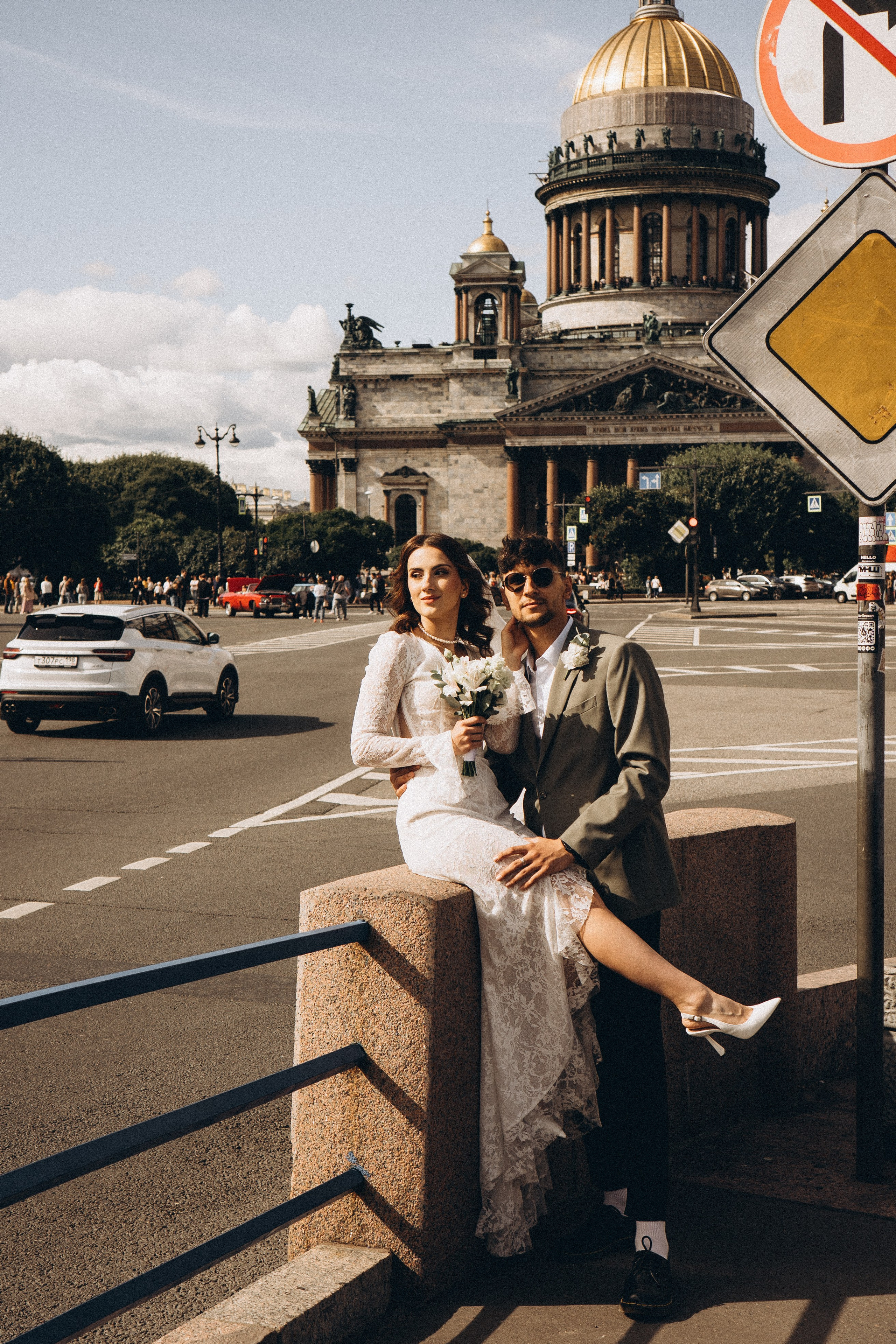 СВАДЕБНАЯ ПРОГУЛКА ВОЗЕ ИСАИКЕВСКОГО СОБОРА АСТОРИИ И ЗАКОНОДАЛЕТНОГО СОБРАНИЯ. Профессиональный фотограф, Санкт-Петербург — Виктория Богомолова