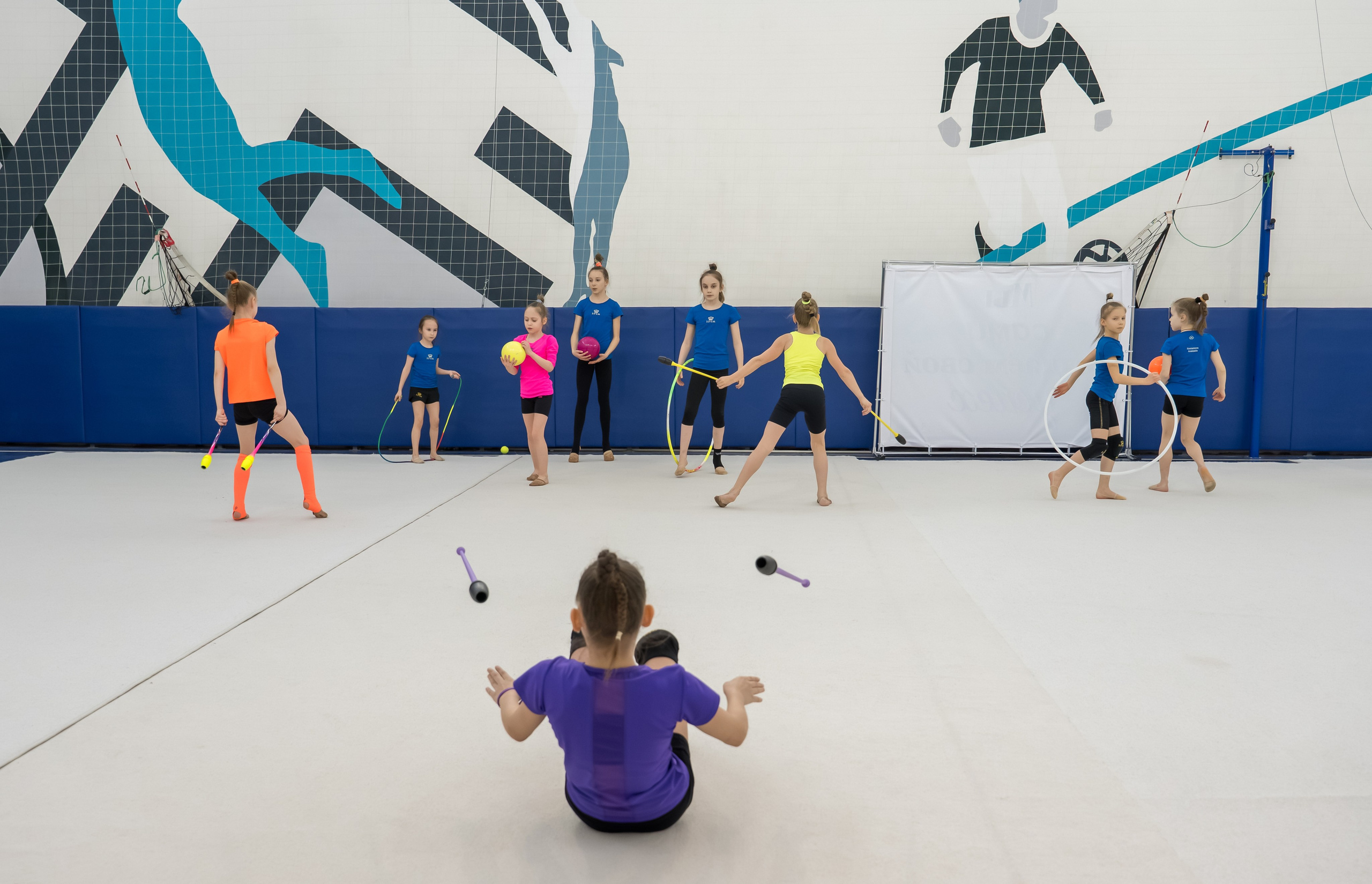 Тренировочный процесс. Художественная гимнастика. Фотограф в Москве