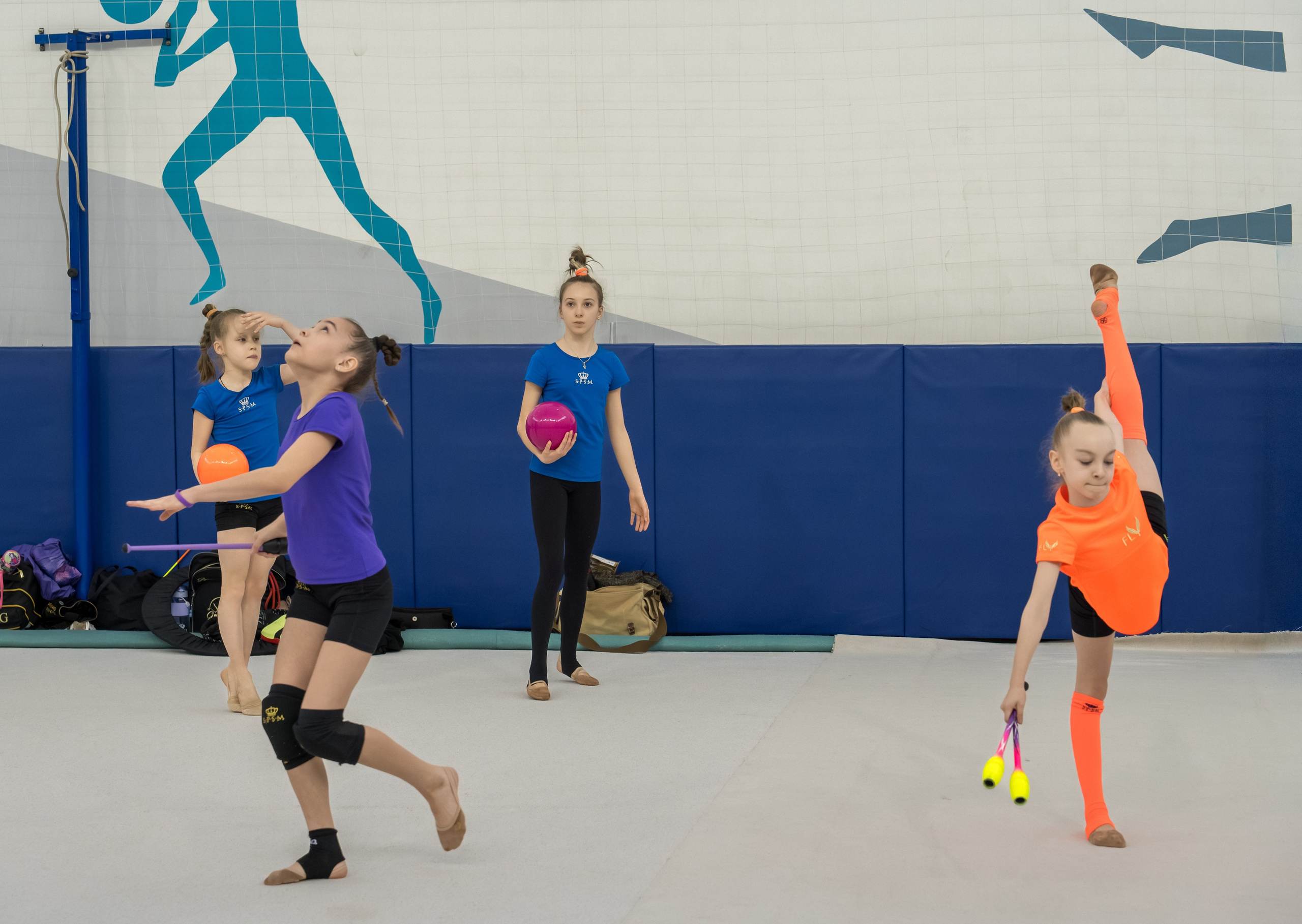 Тренировочный процесс. Художественная гимнастика. Фотограф в Москве