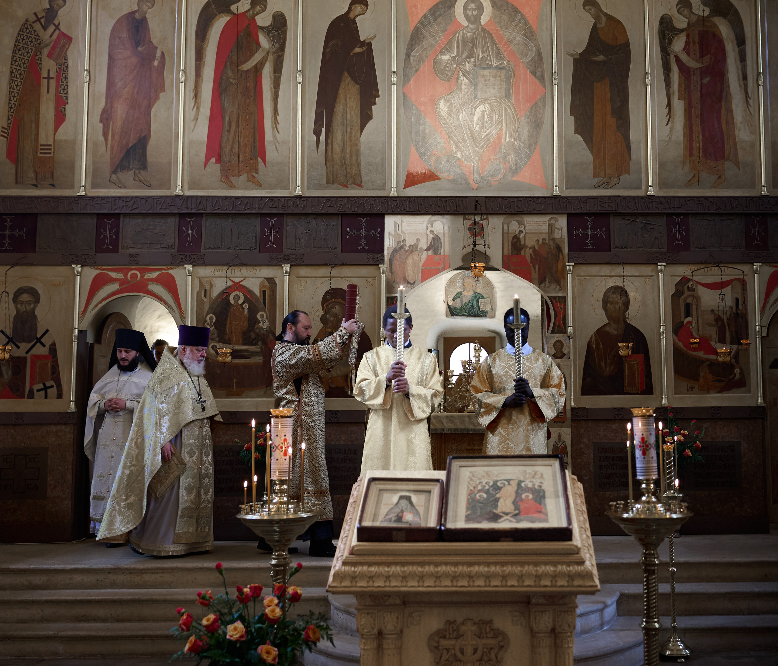 Литургия на китайском языке. Фотограф в Москве