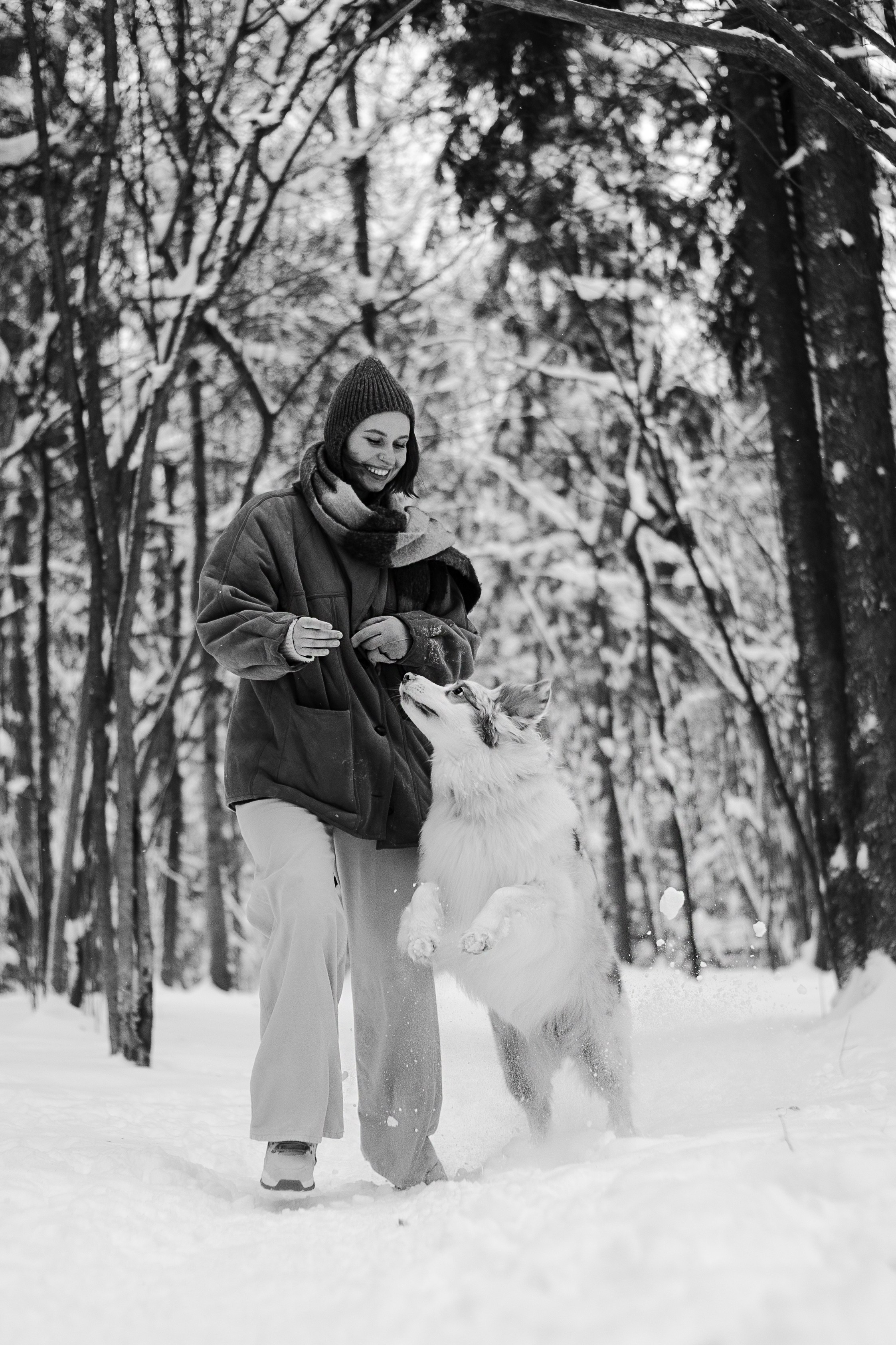 Юля и Ума. Фотограф-анималист Мария Баркевич | Москва