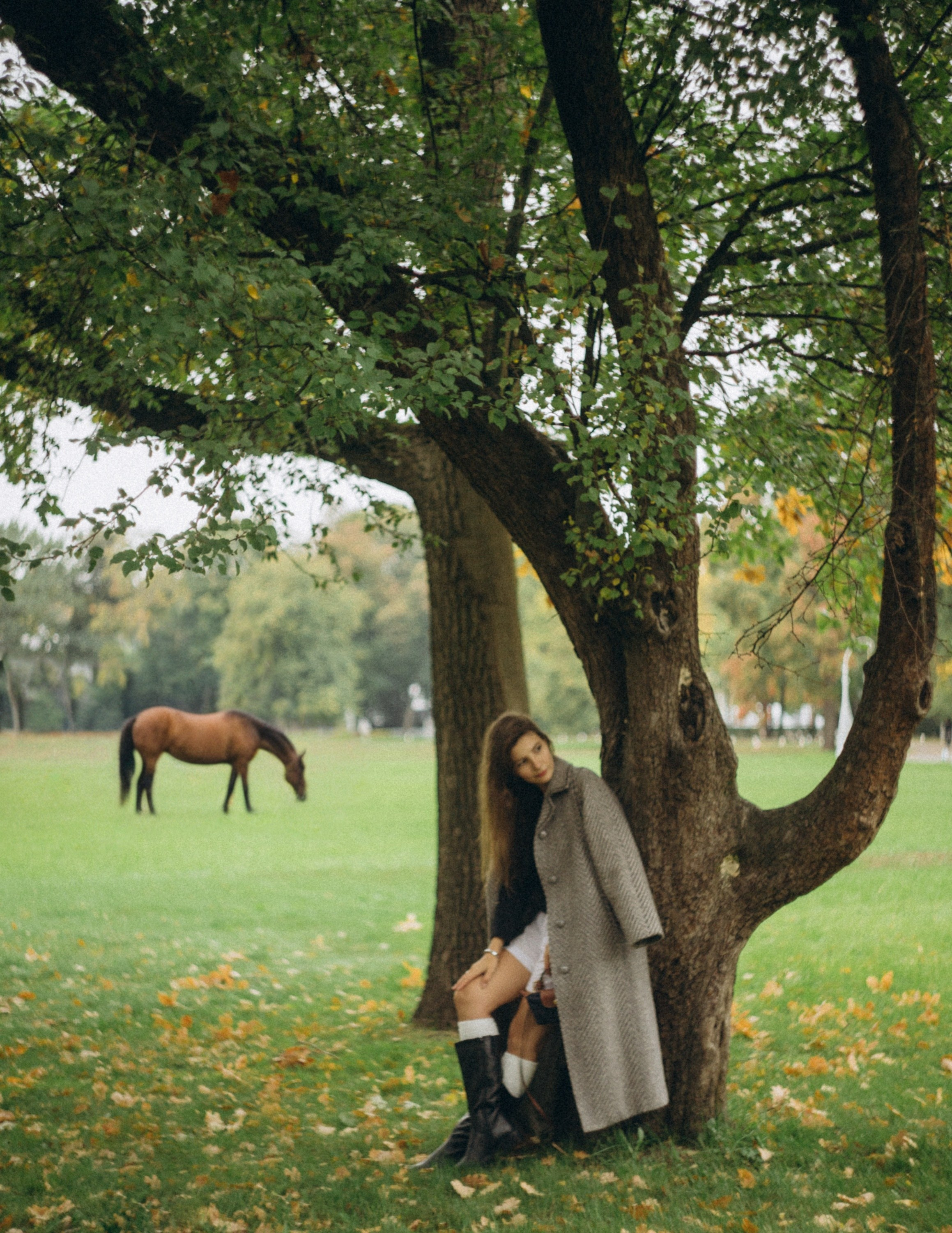 Осень в парке. Портретный фотограф в Санкт-Петербурге Катя Протасевич