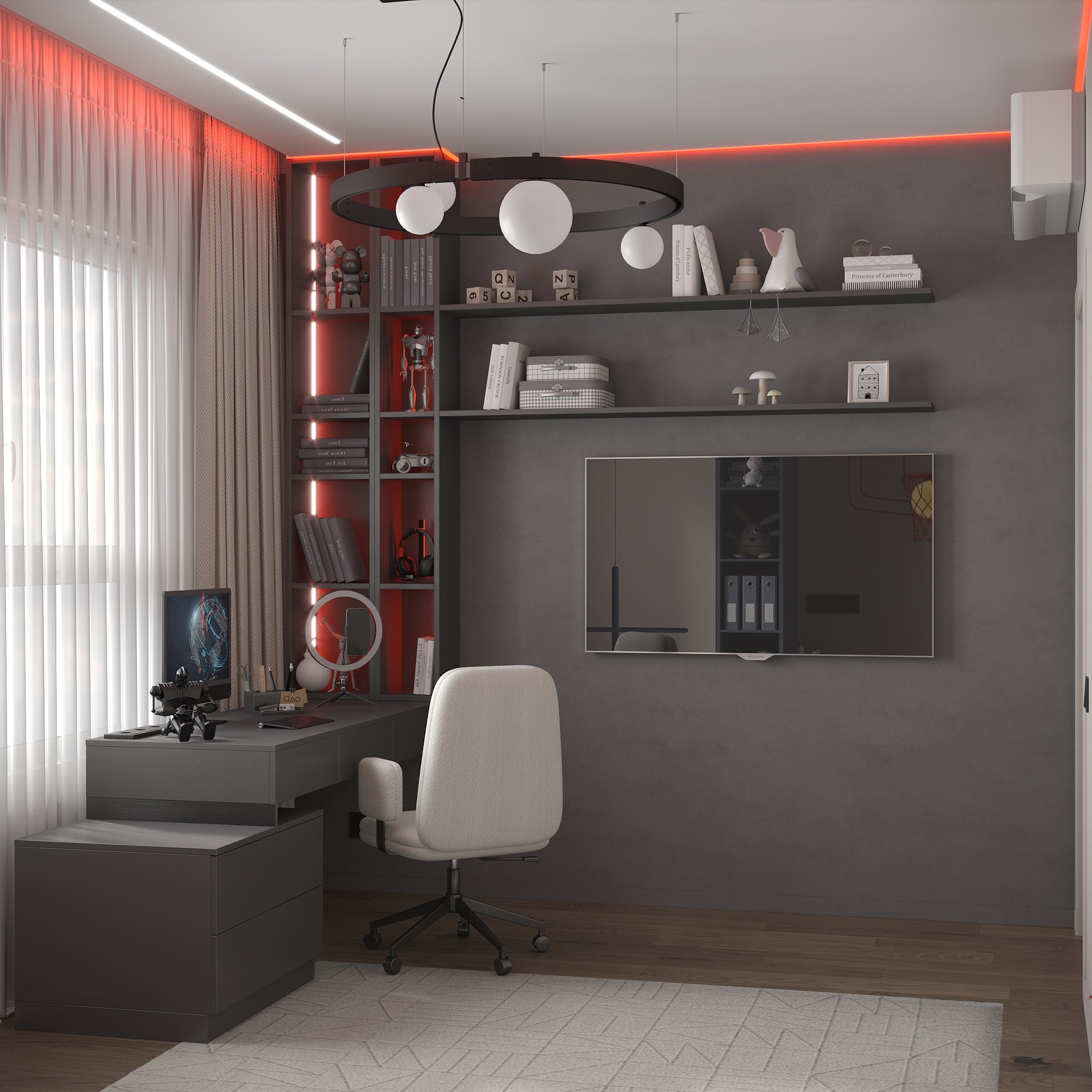 ЖК 4 Ленина 64 м². БК студия дизайна интерьера