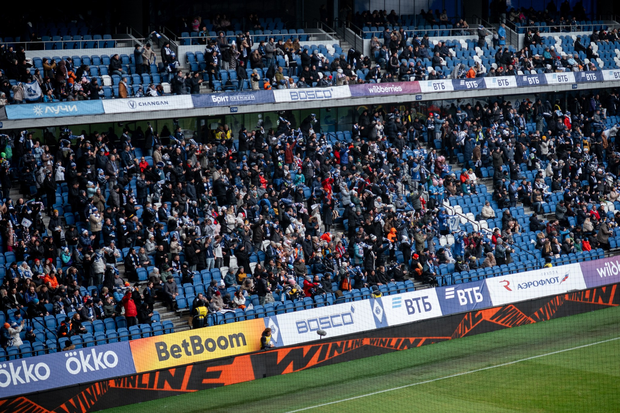 Футбольный матч на стадионе Динамо (ВТБ Арена). Павел Шарапов | Фотограф | Москва