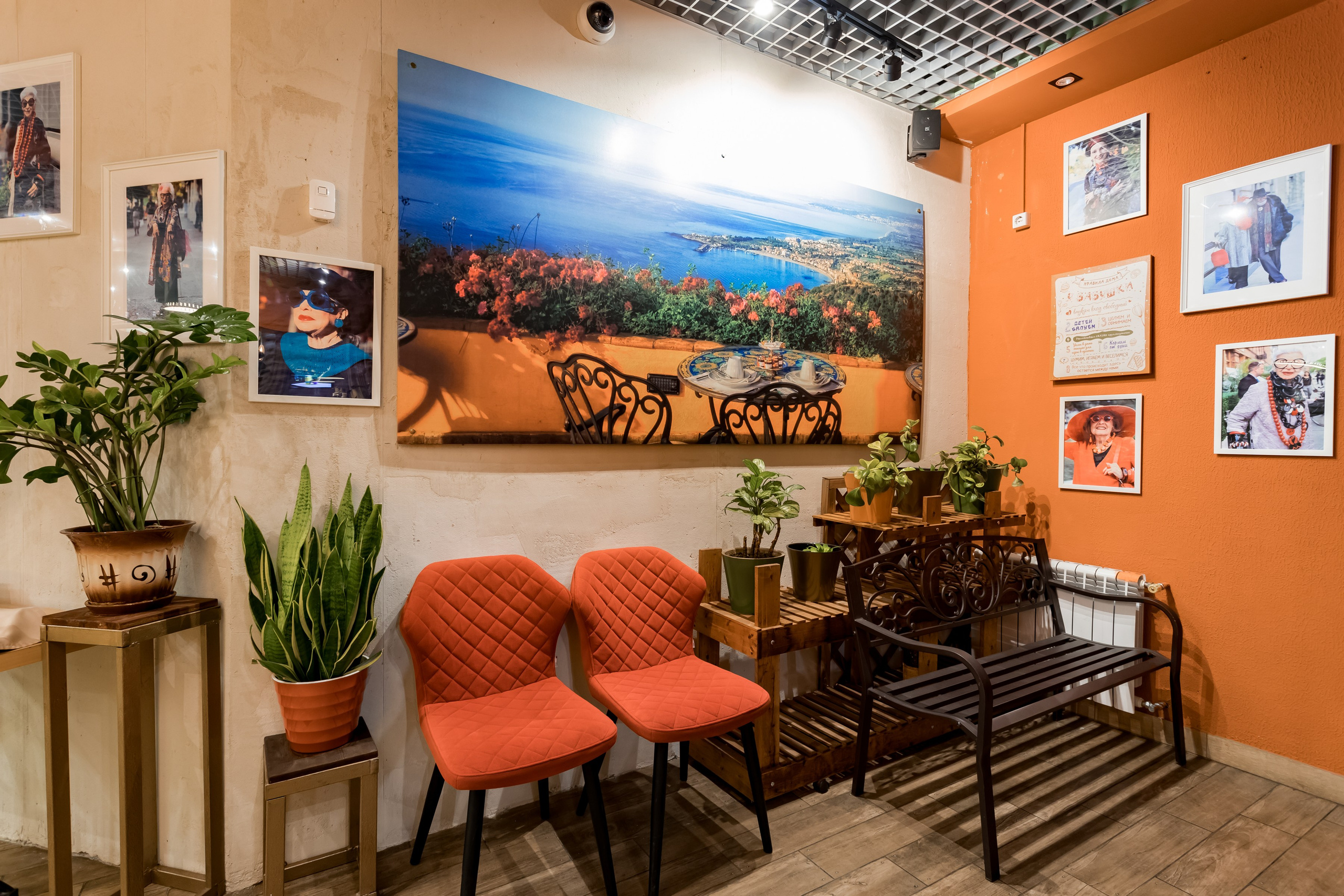 Кафе Giovane nonna в Реутове. Интерьеры, Контент, Портреты | Фотограф в Москве Дани Терно