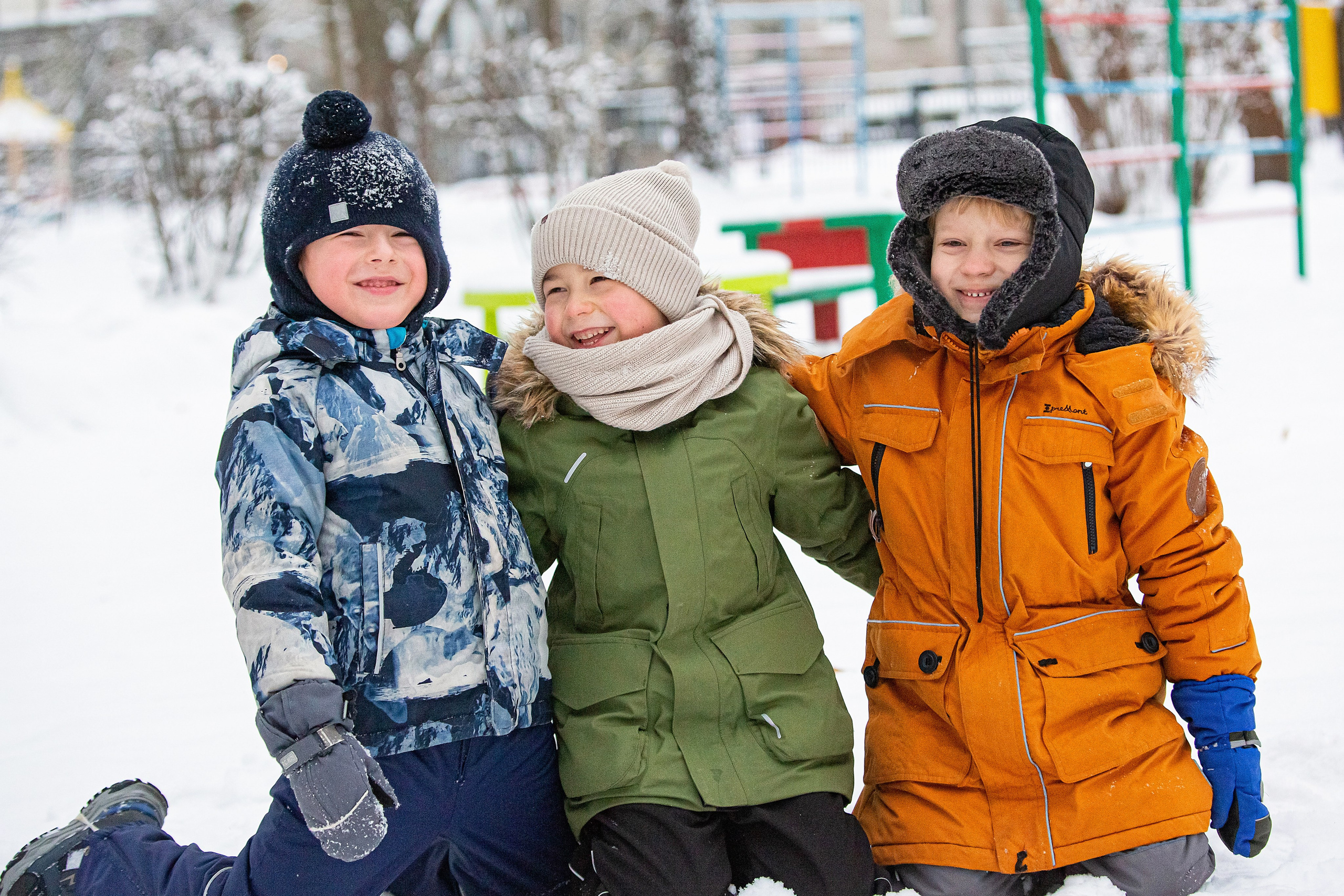 Зима в детском саду. Свадебный, семейный, детский фотограф в Санкт-Петербурге