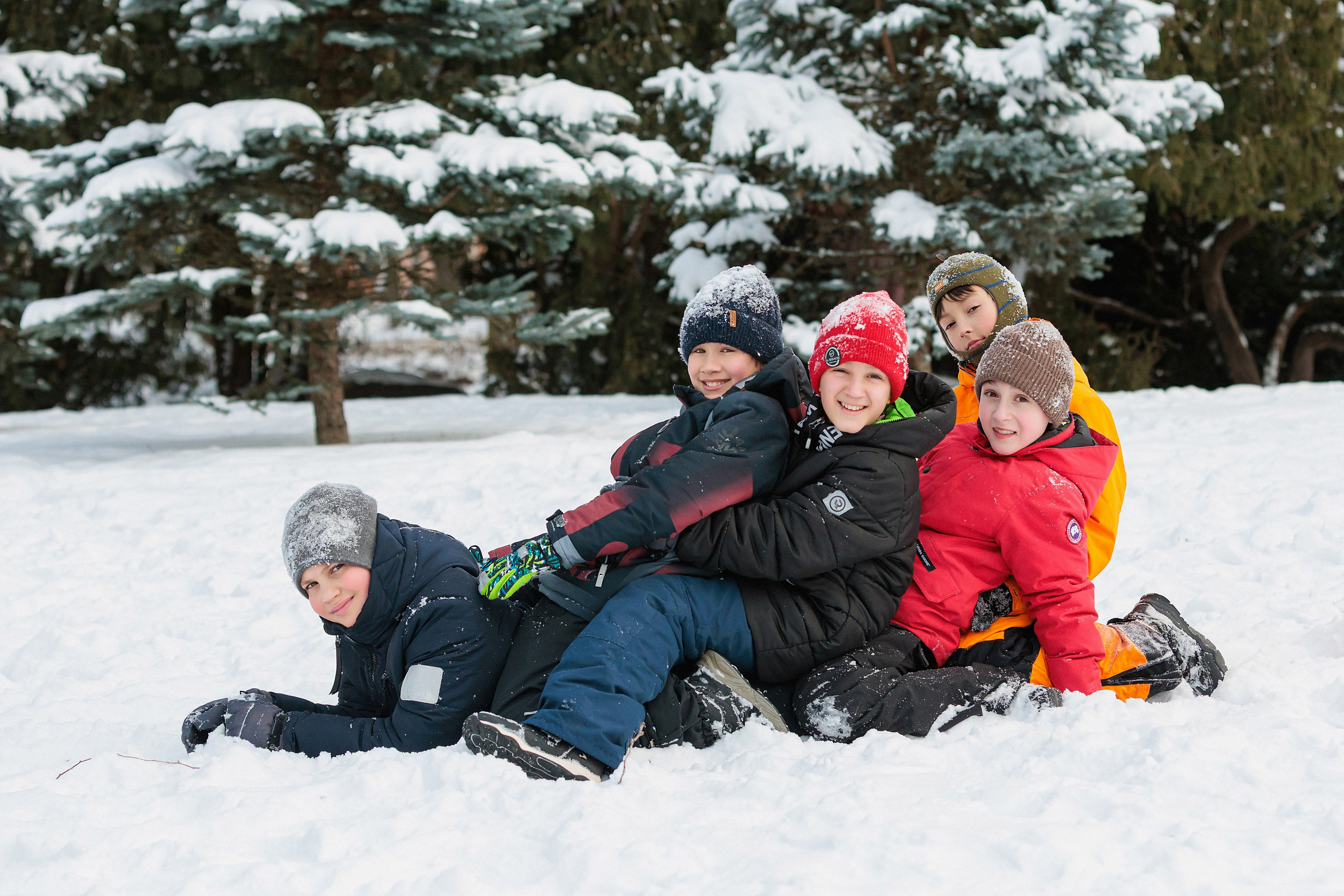 Зима. Начальная школа. Свадебный, семейный, детский фотограф в Санкт-Петербурге