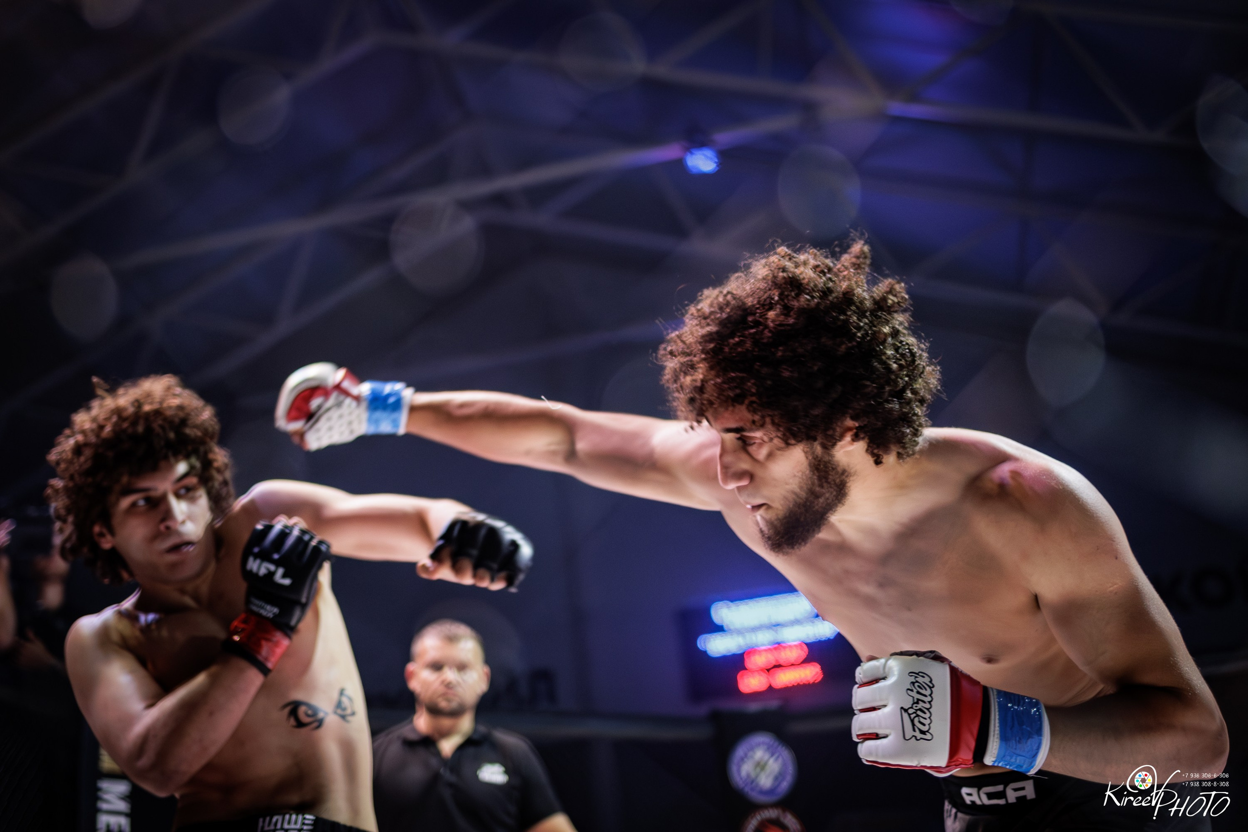 MMA Бой Вирабян Давид Джафаров Ринат Восток-Арена Спортивный Фотограф Сочи
