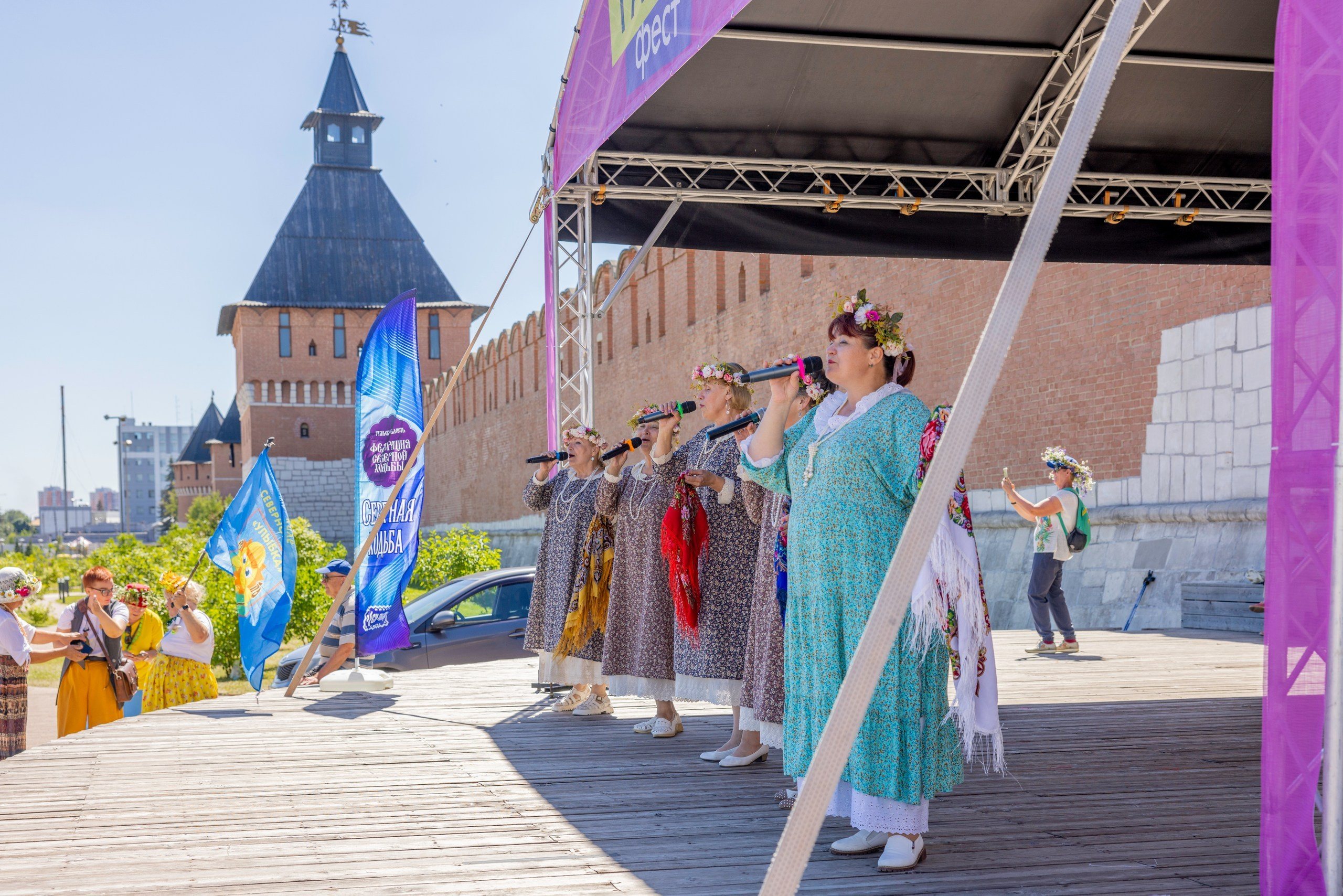 Фестиваль «Ромашковый хоровод». Северная ходьба. Фотограф в Туле Крупский АнДРей. Фотостудия «КАДР71» в Туле