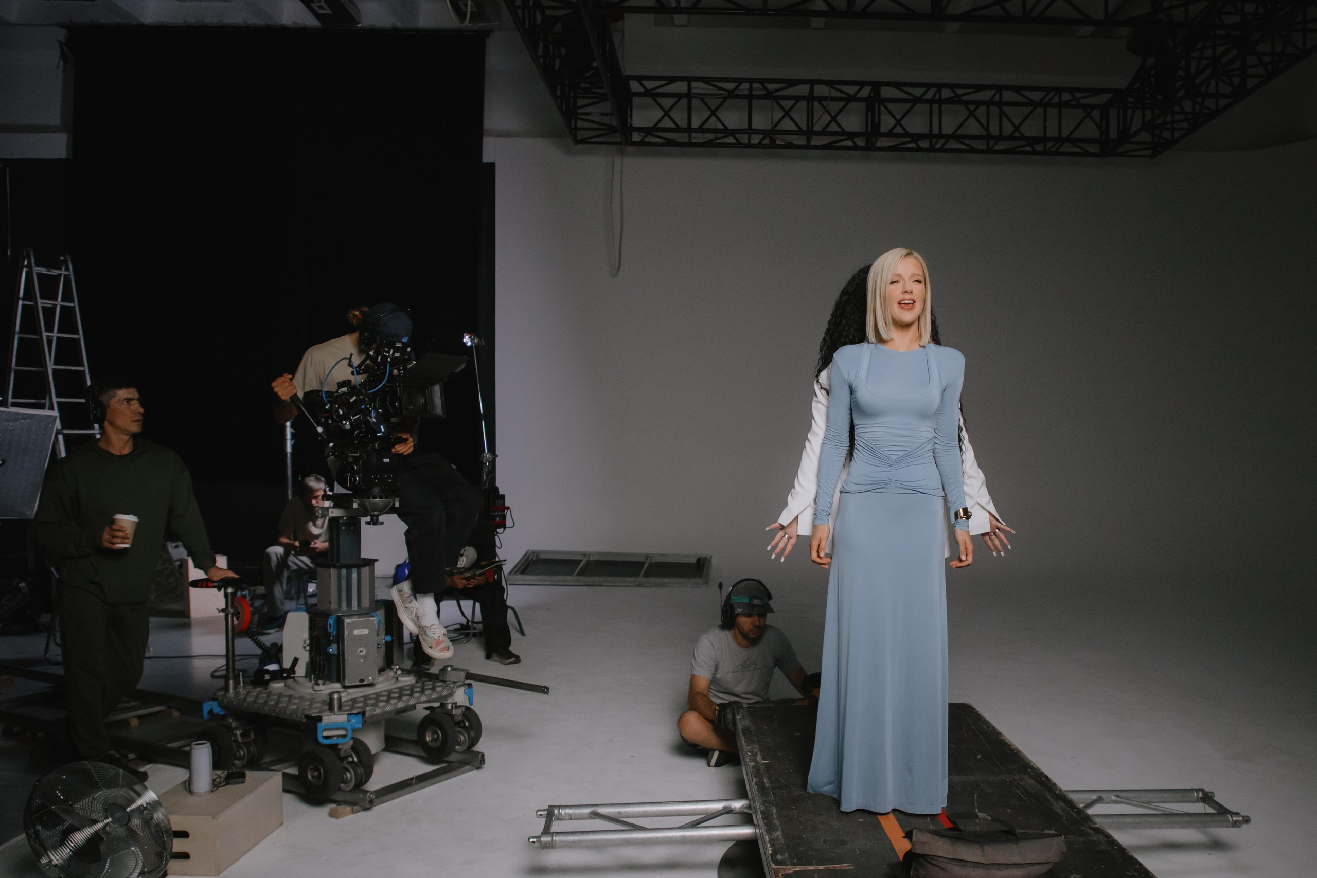 Съемка клипа Юлианны Карауловой и Бьянки. Фотограф в Москве и Санкт-Петербурге Дарина